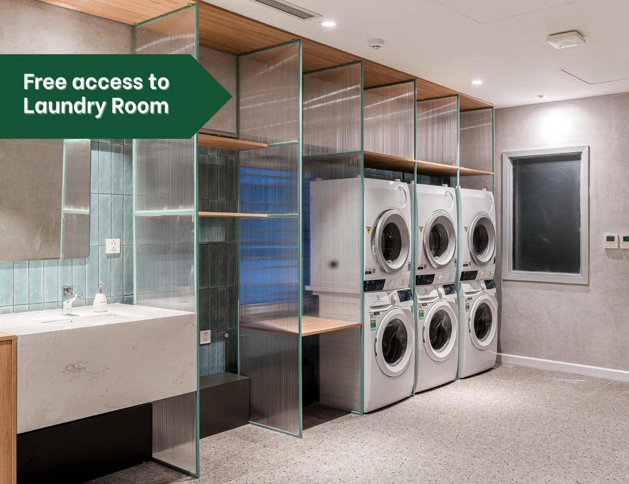 washing machine in M Village Hotel Hồ Gươm