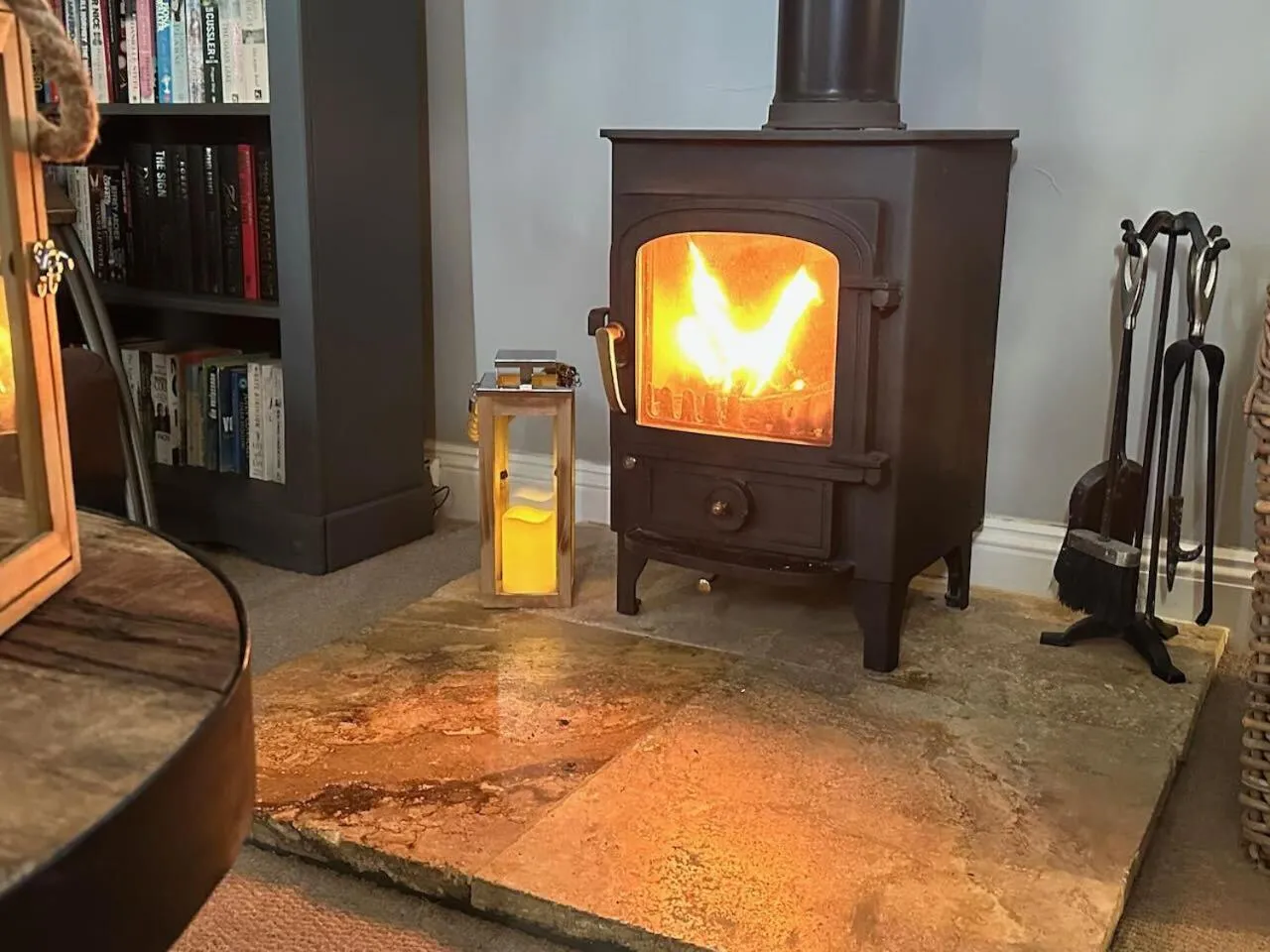 Living room in Stonehenge Cottages