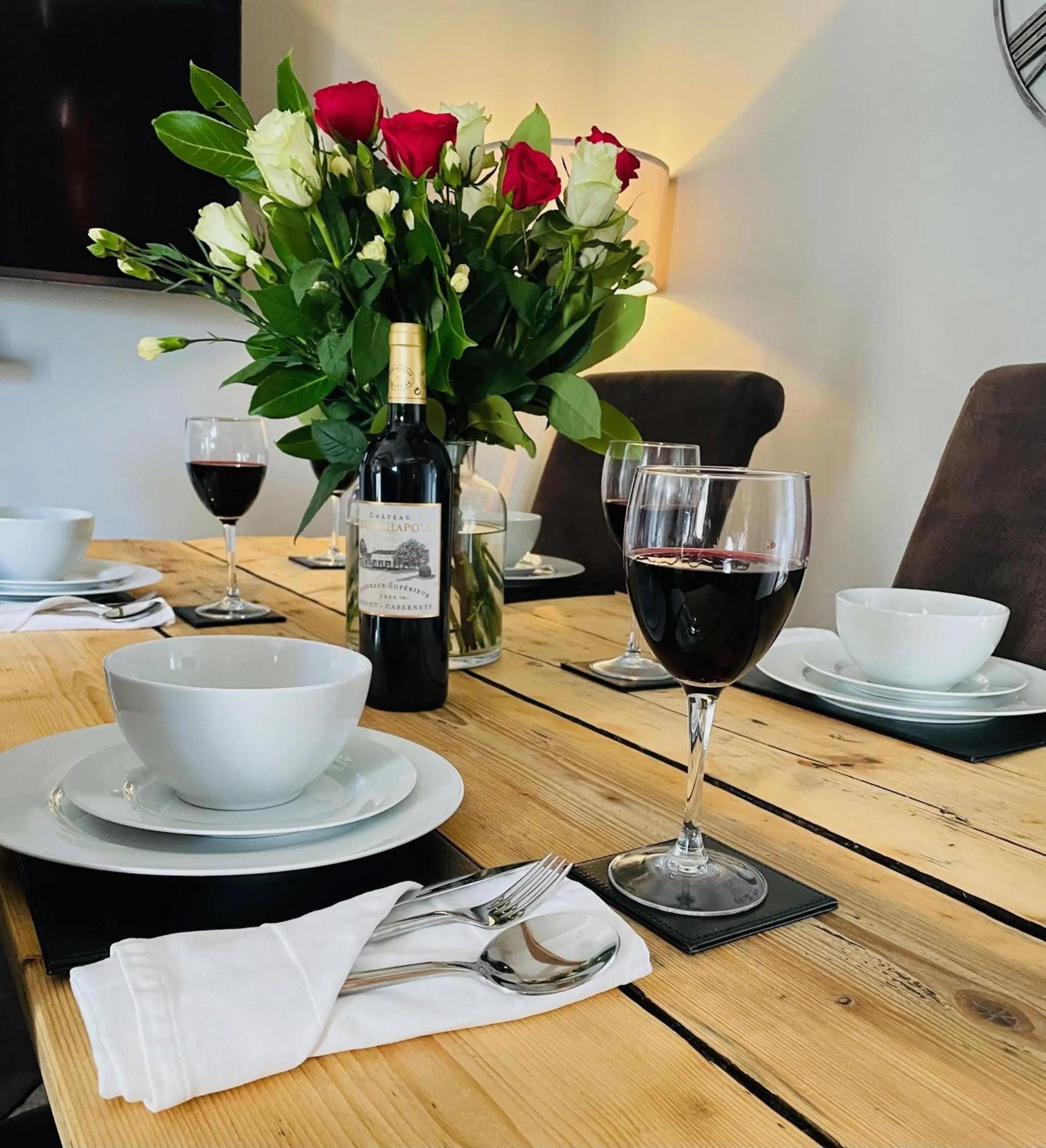 Living room in Stonehenge Cottages