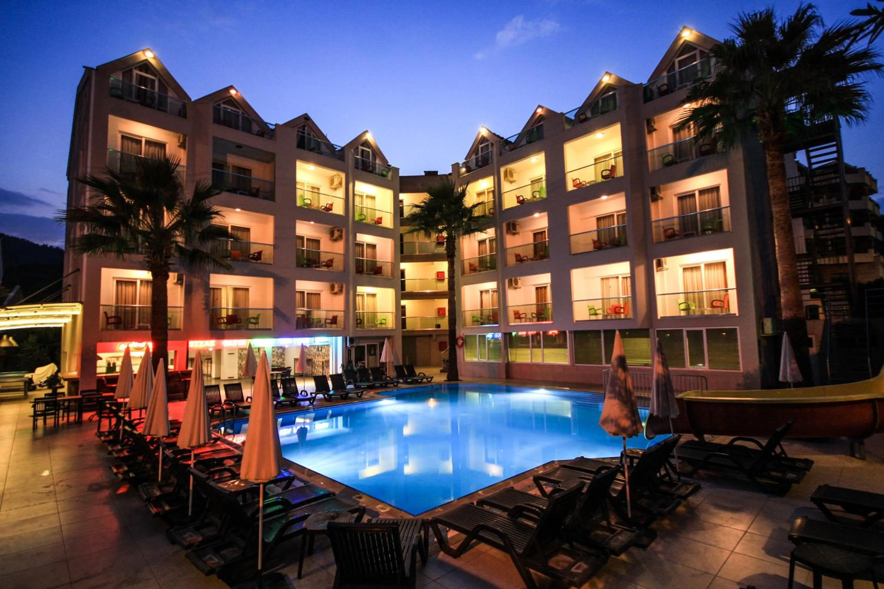 Pool view in Palmea Hotel