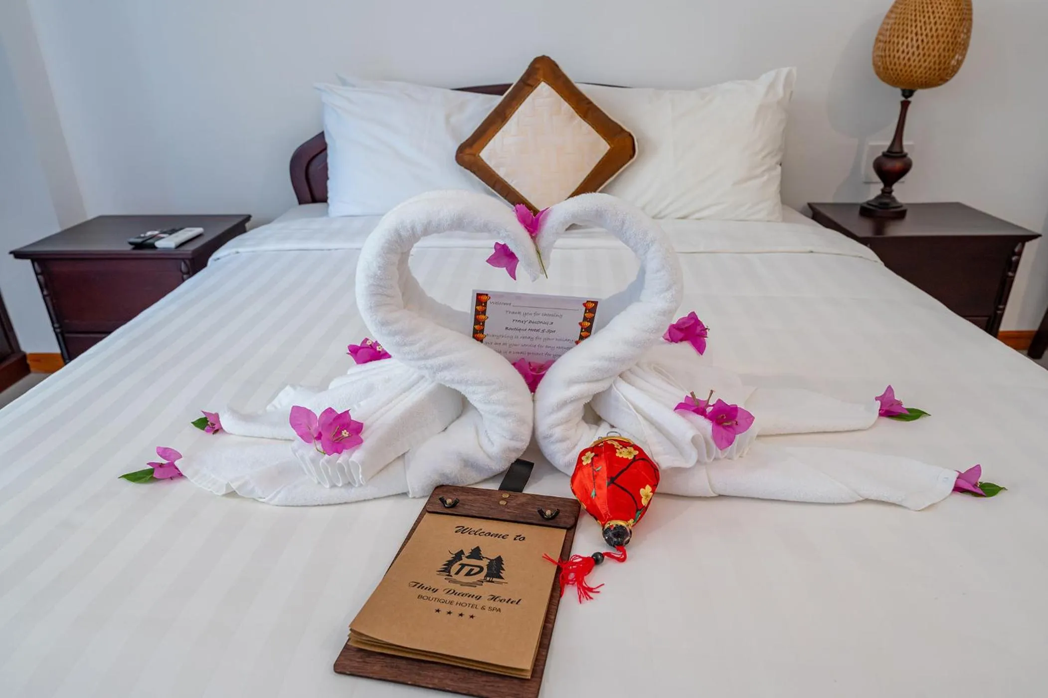 Bed in THUY DUONG 3 Boutique Hotel & Spa