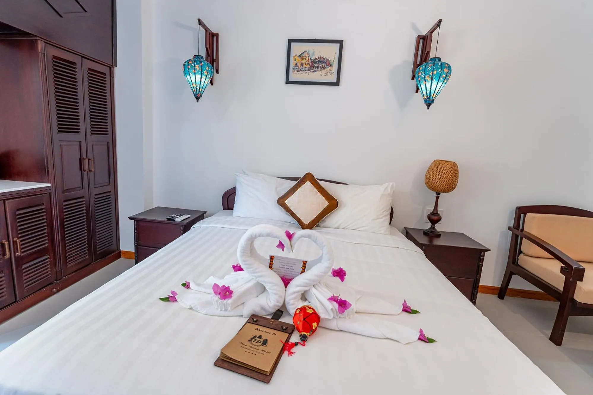 Bed in THUY DUONG 3 Boutique Hotel & Spa