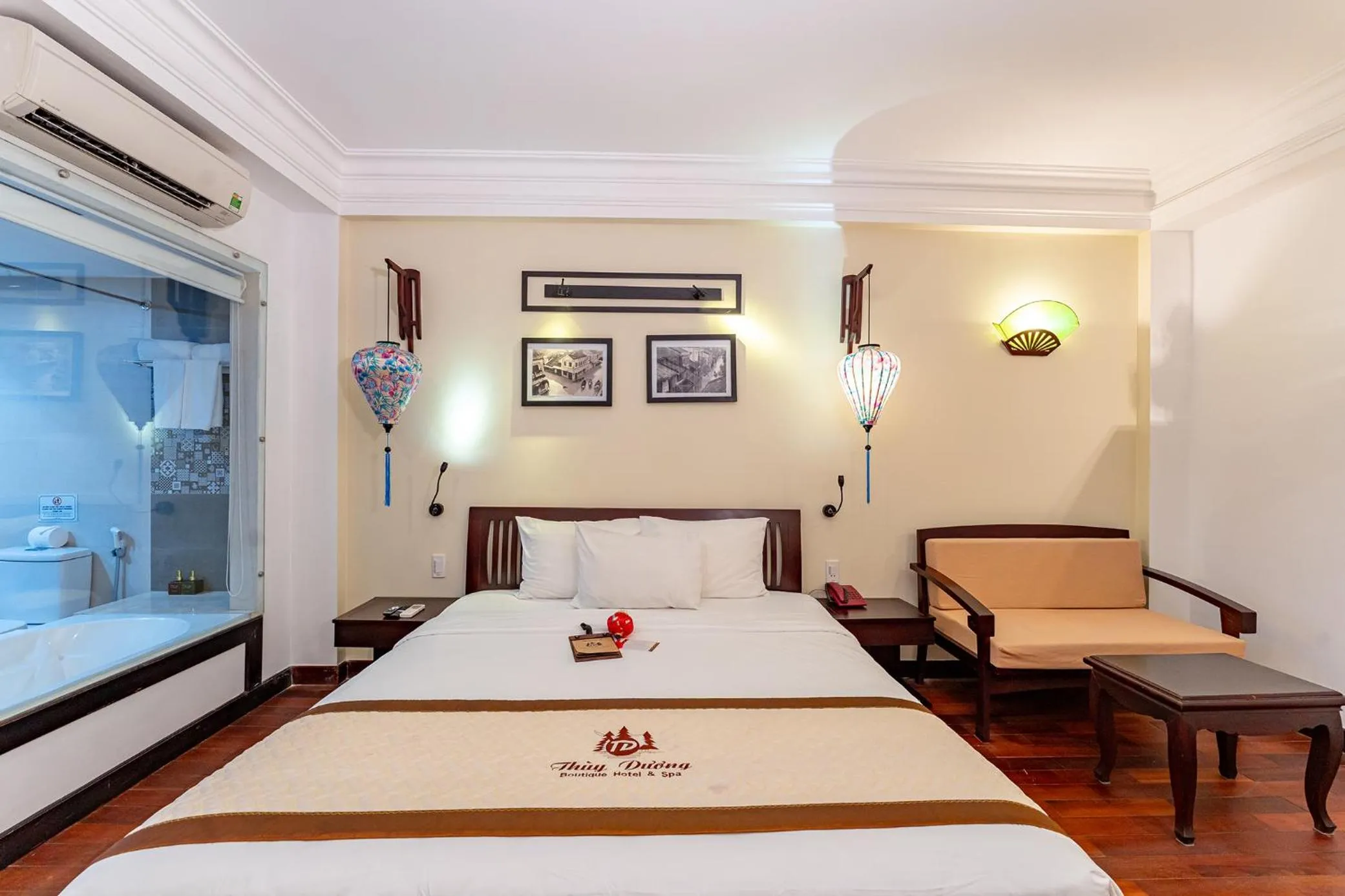 Bed in THUY DUONG 3 Boutique Hotel & Spa
