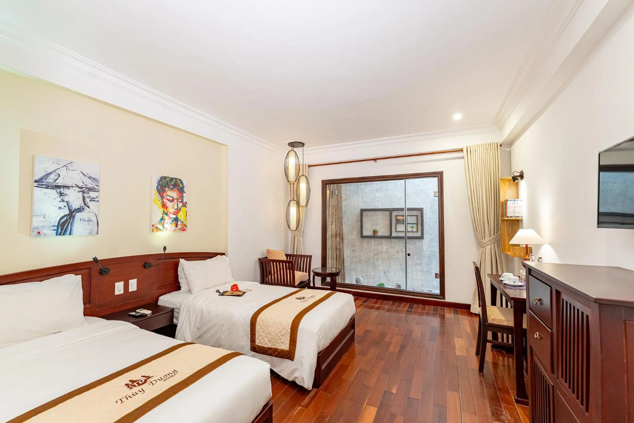 Bed in THUY DUONG 3 Boutique Hotel & Spa