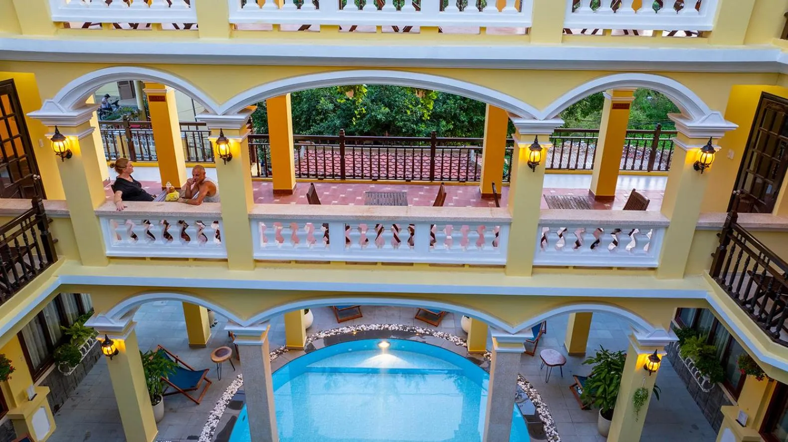 Balcony/Terrace in THUY DUONG 3 Boutique Hotel & Spa