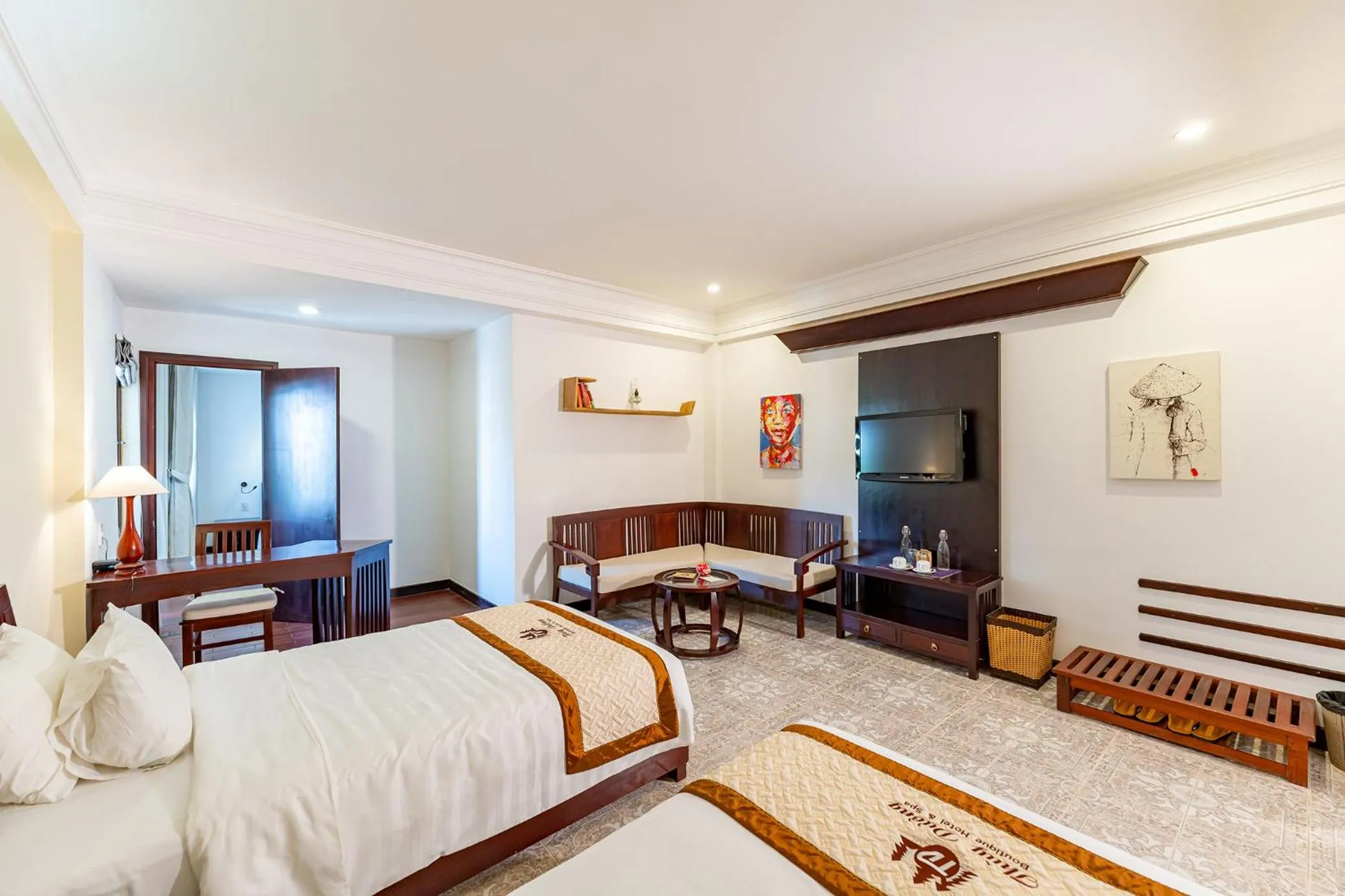 Bed in THUY DUONG 3 Boutique Hotel & Spa