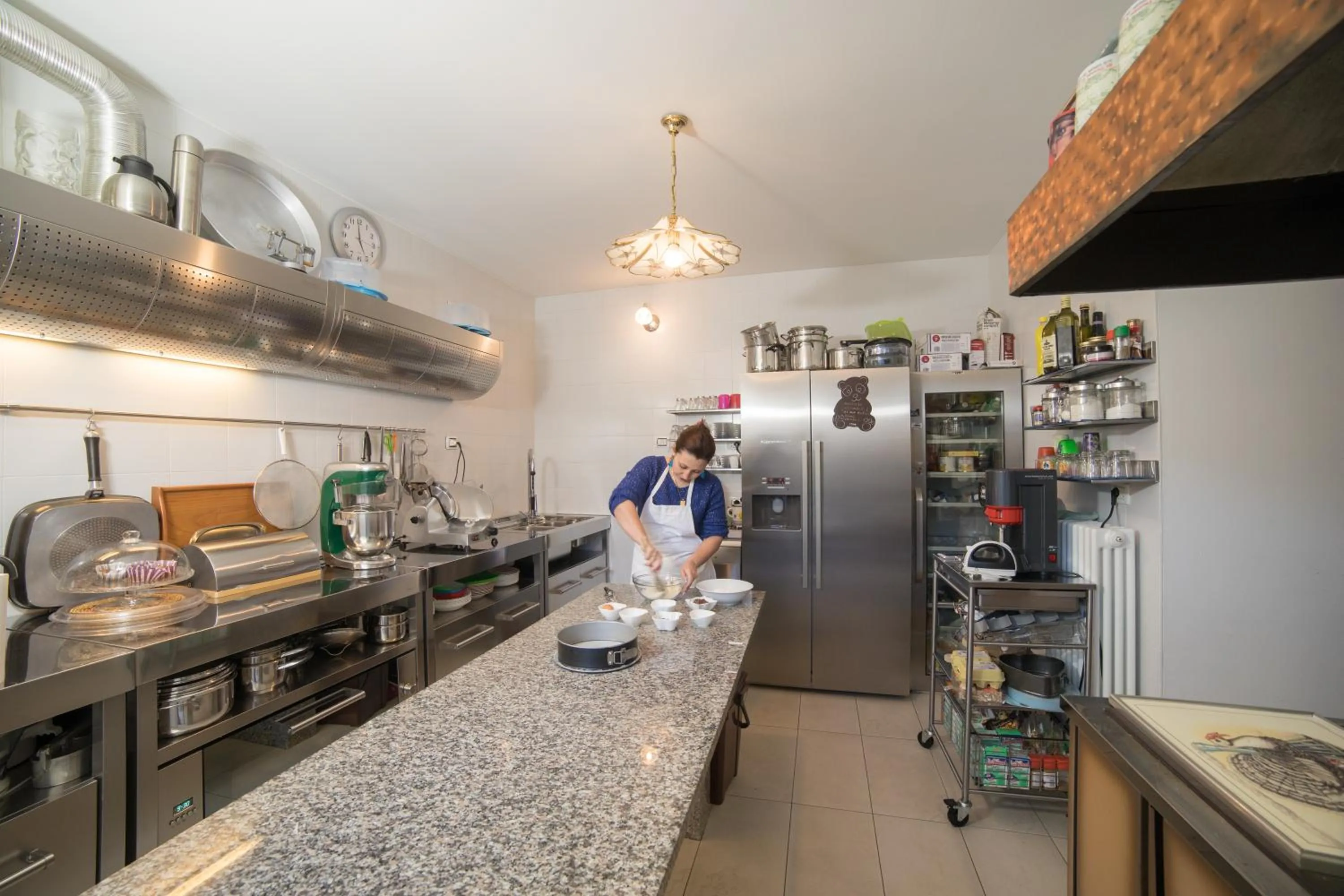 Kitchen or kitchenette in R&B La Gerla Blu