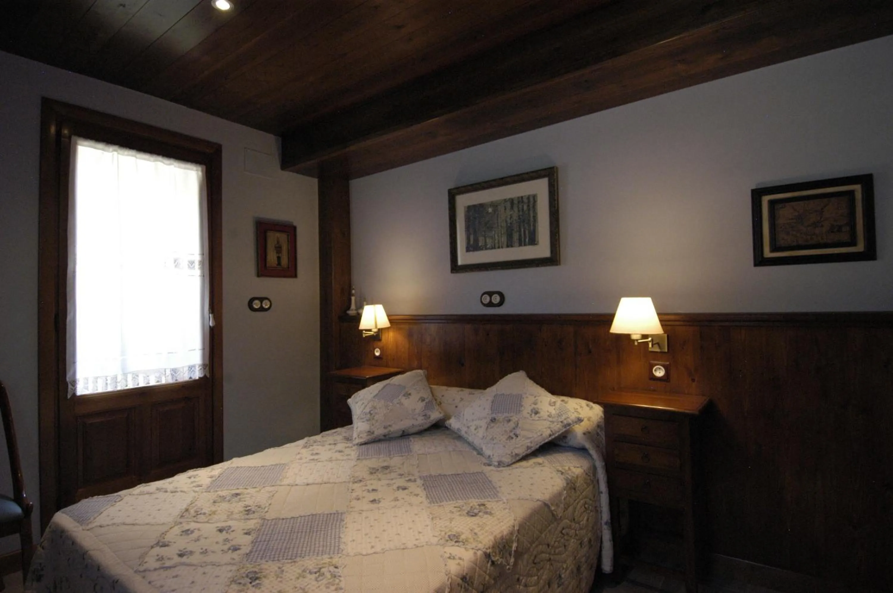 Bed in Hotel Rural El Portón de Murillo