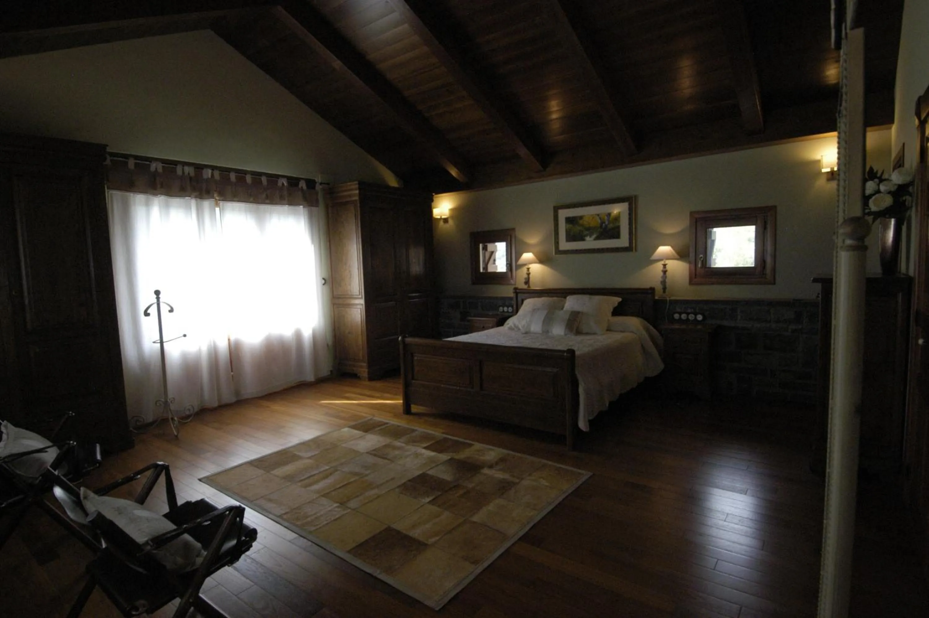 Bed in Hotel Rural El Portón de Murillo