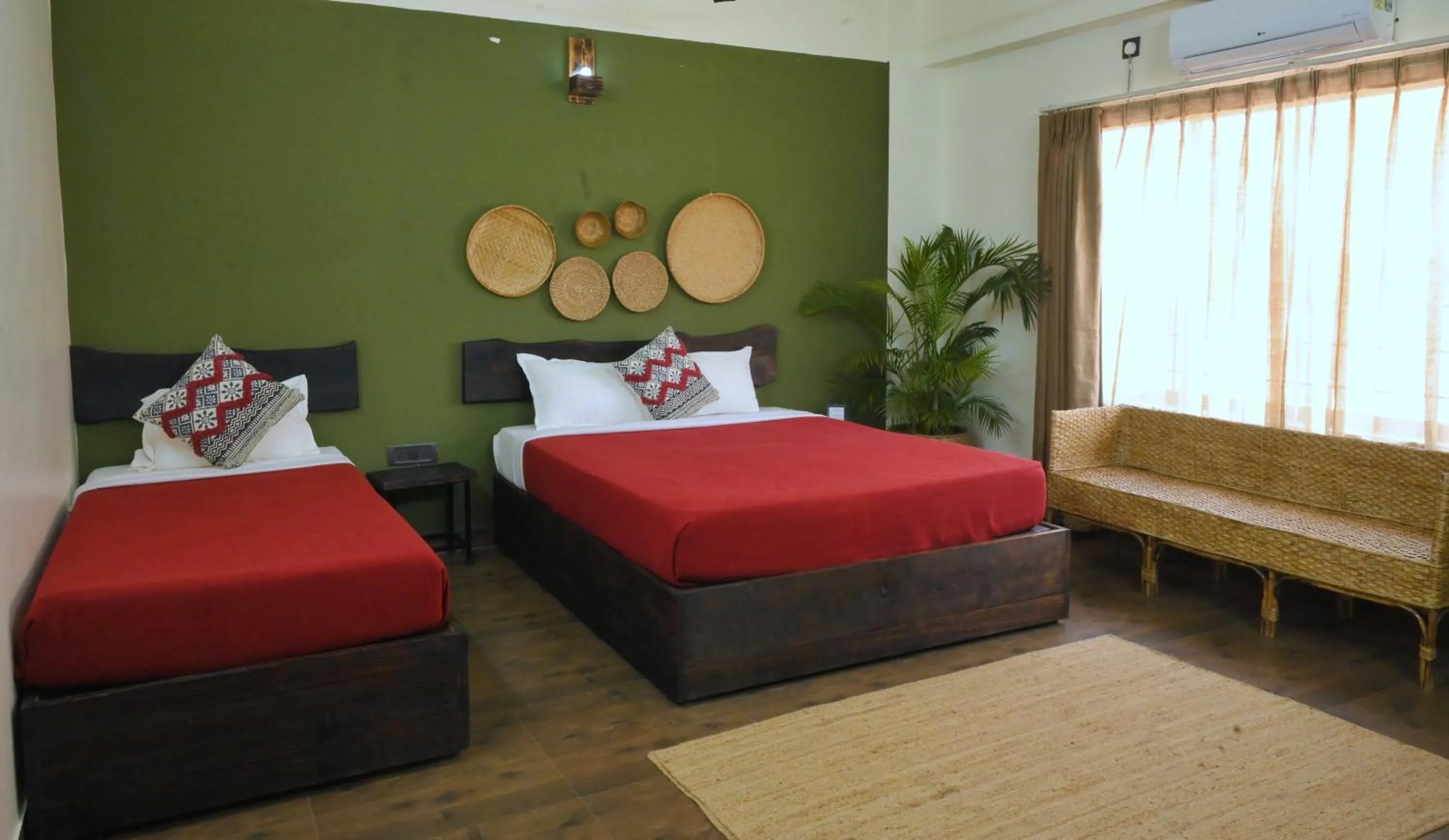 Bed in Peepal Tree Inn