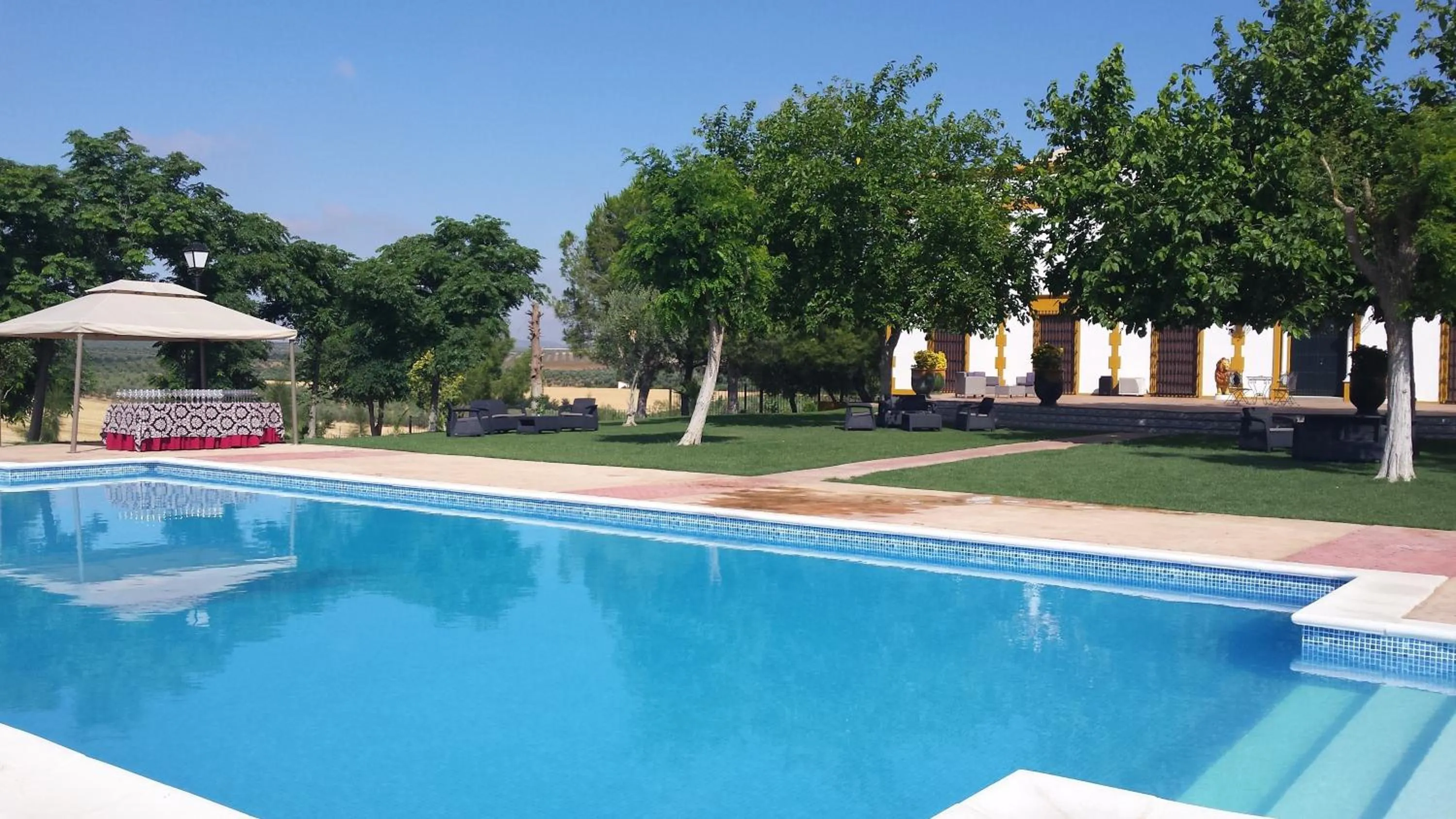 Garden in Hotel Bodega el Moral