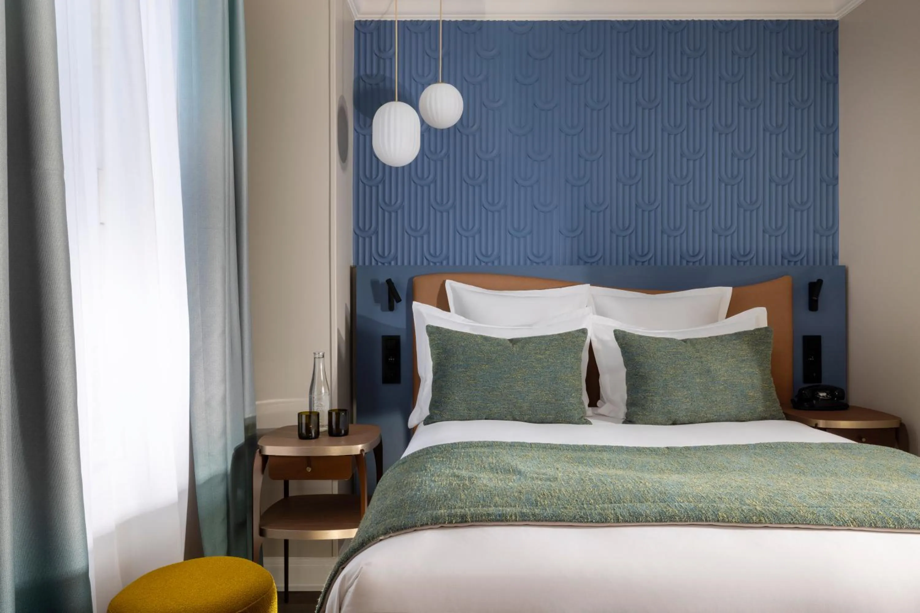 Bedroom, Bed in Hôtel L'Ormaie & Spa