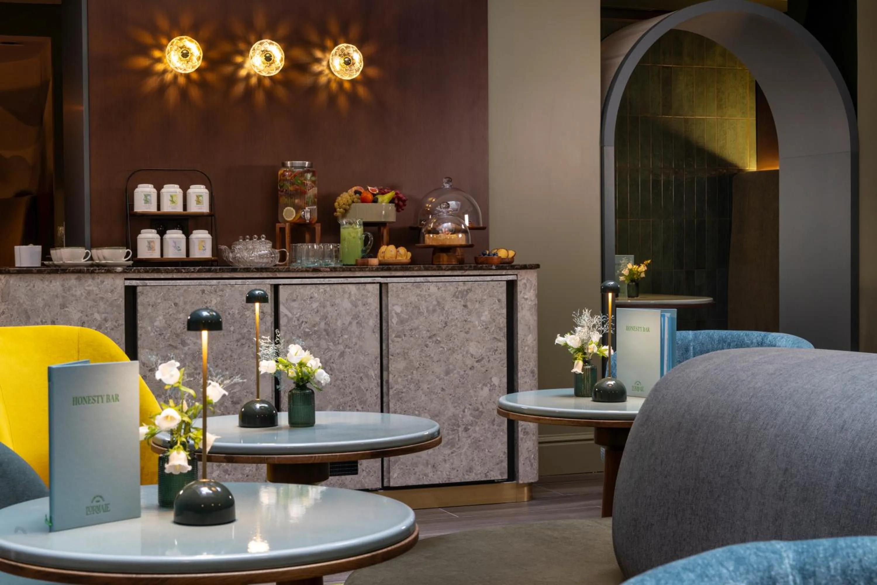 Seating area in Hôtel L'Ormaie & Spa