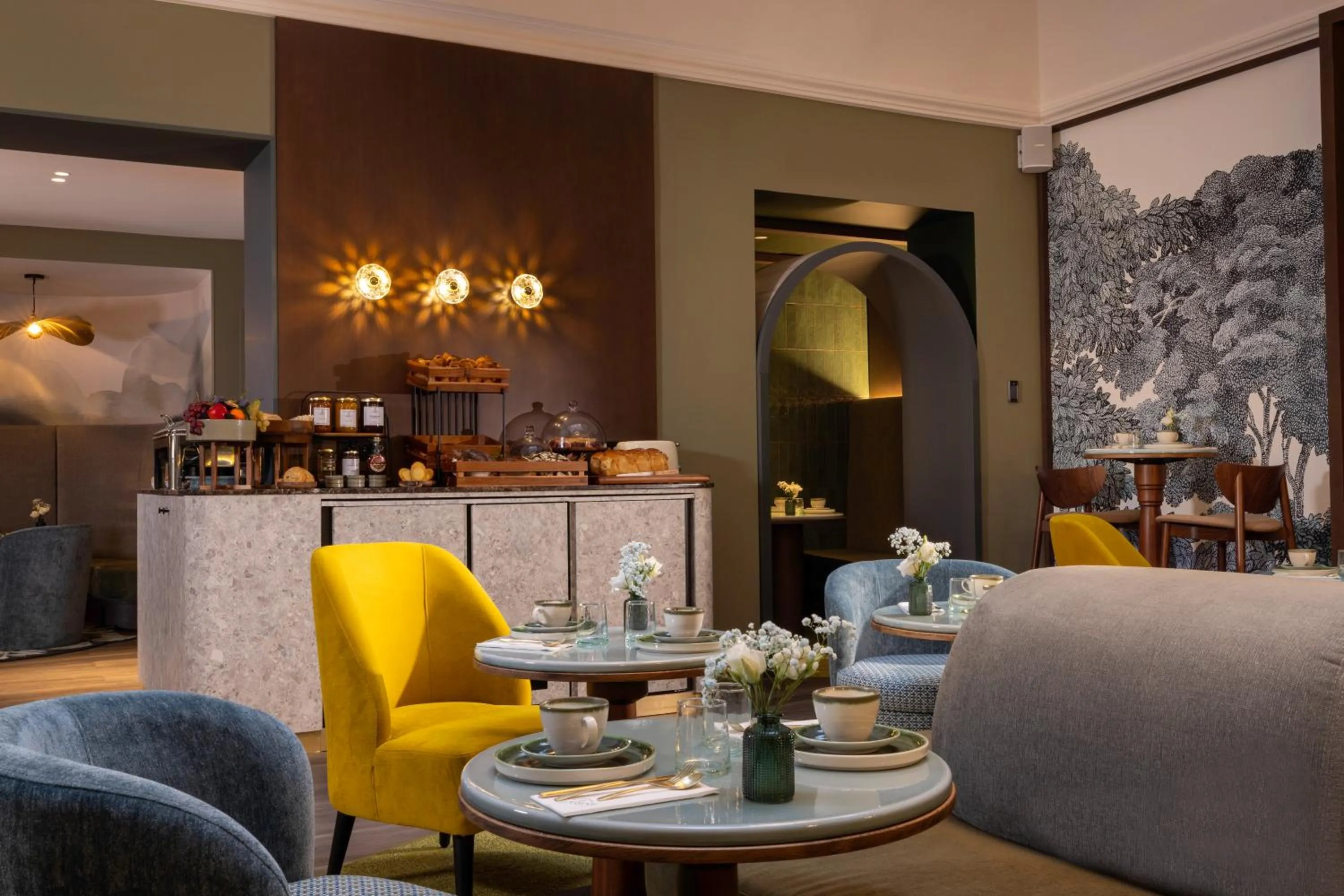 Breakfast in Hôtel L'Ormaie & Spa