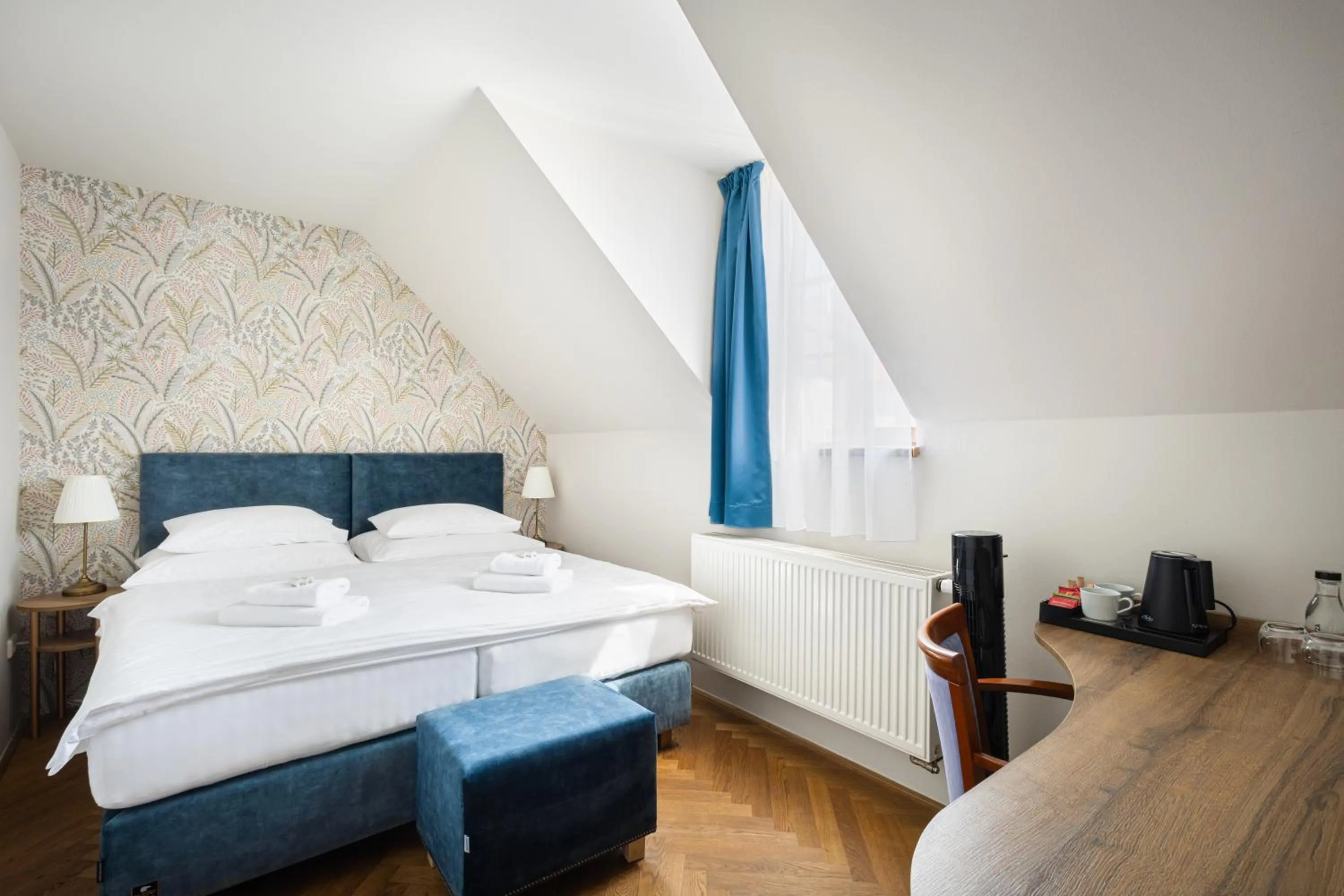 Bed in Hotel Tanzberg Mikulov