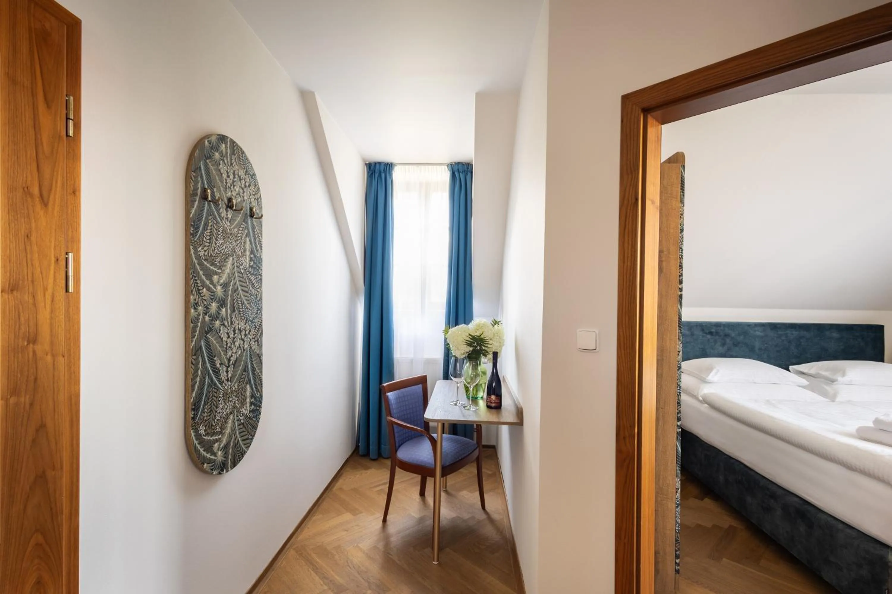 furniture, Bed in Hotel Tanzberg Mikulov