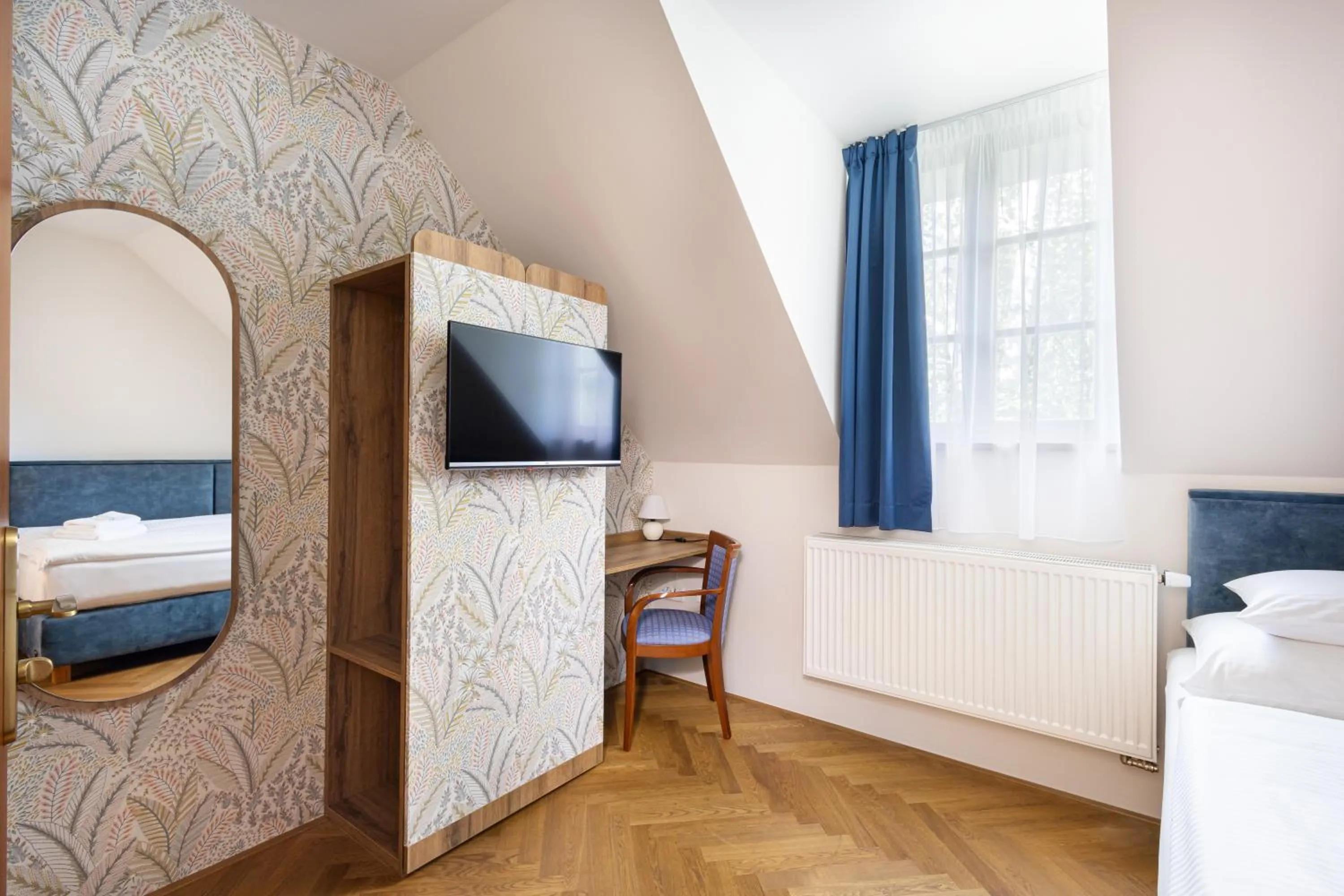 furniture, Bed in Hotel Tanzberg Mikulov