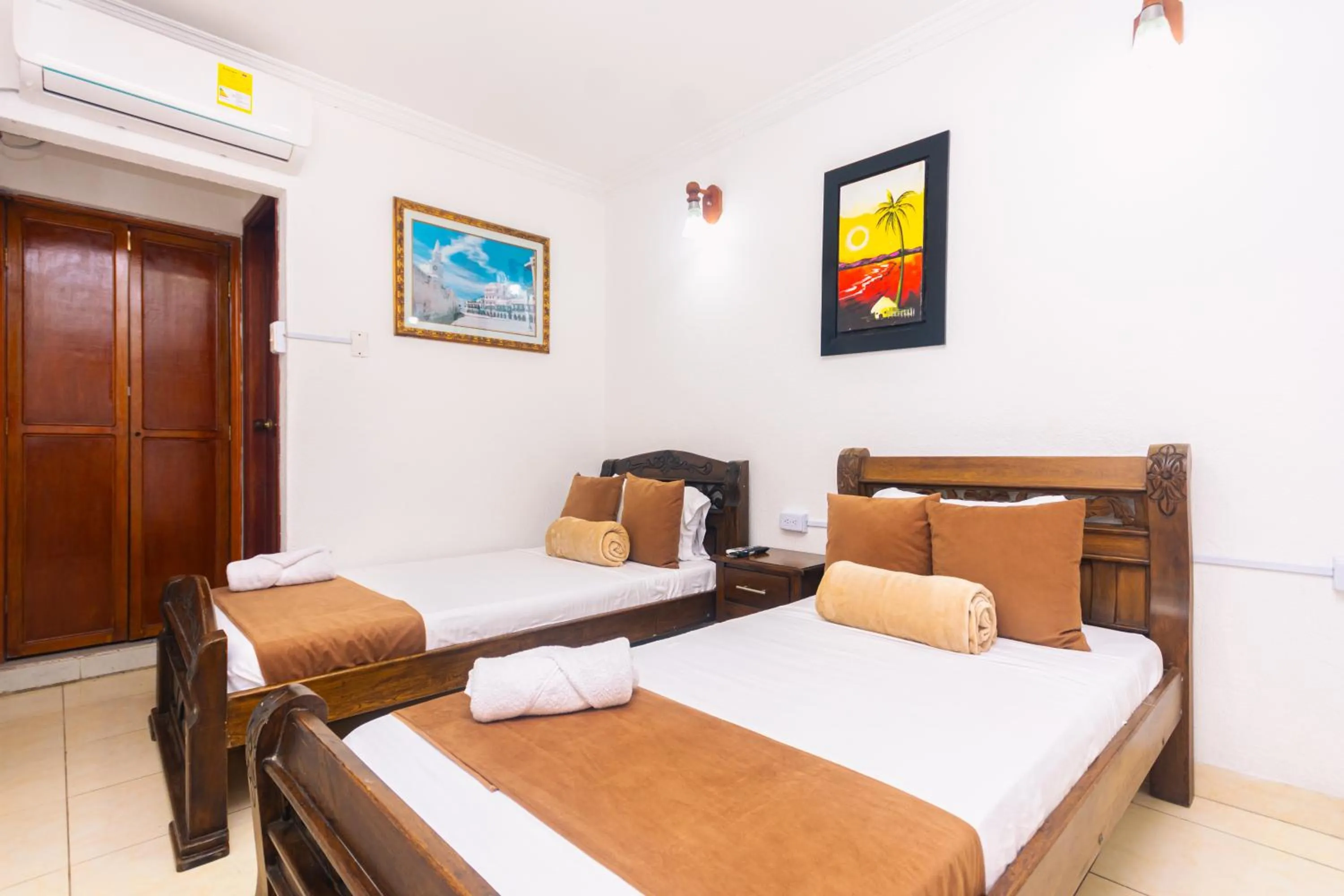 Bed in Hotel Med Cartagena