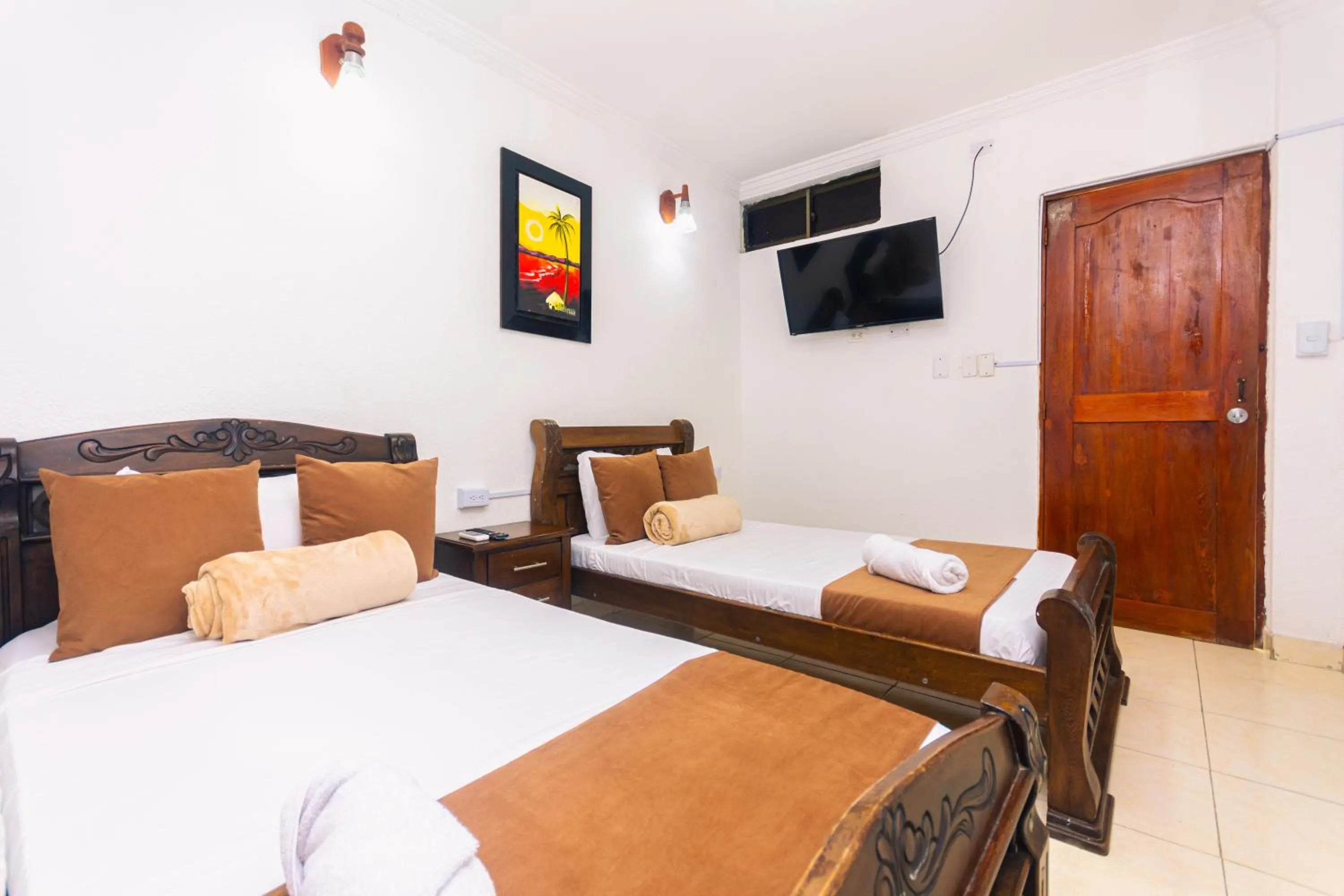 Bed in Hotel Med Cartagena