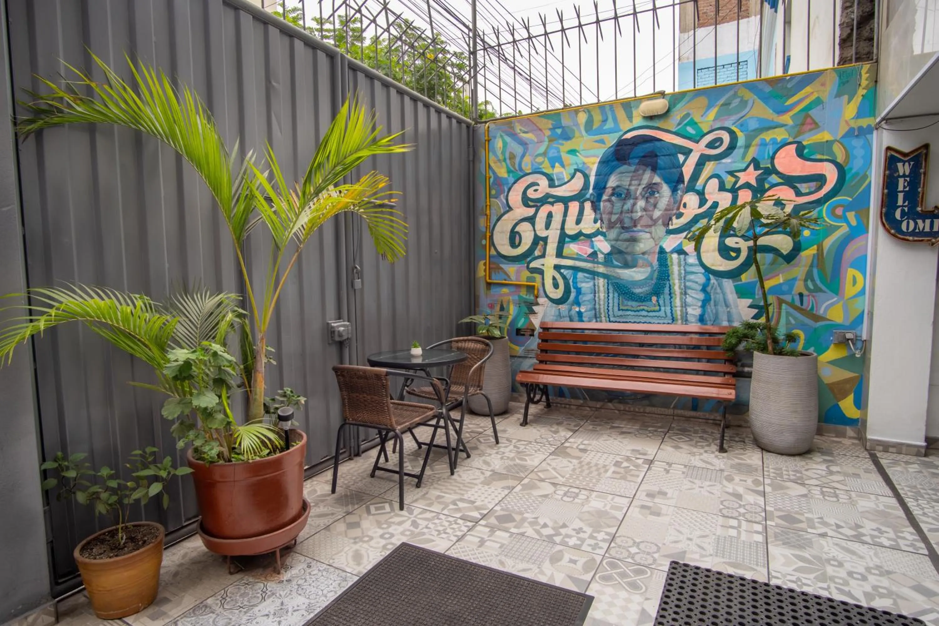 Patio in Magdalen House