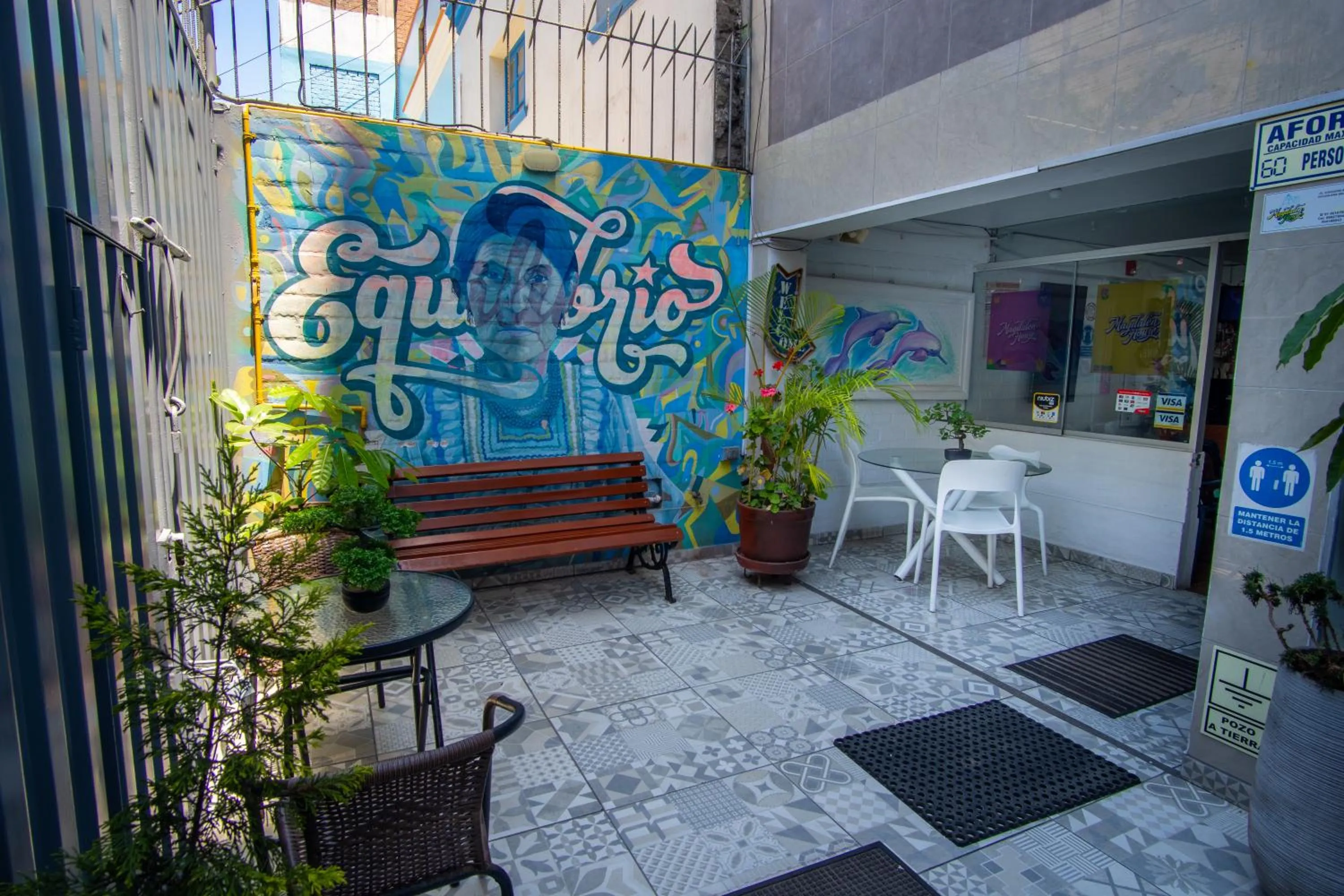 Patio in Magdalen House