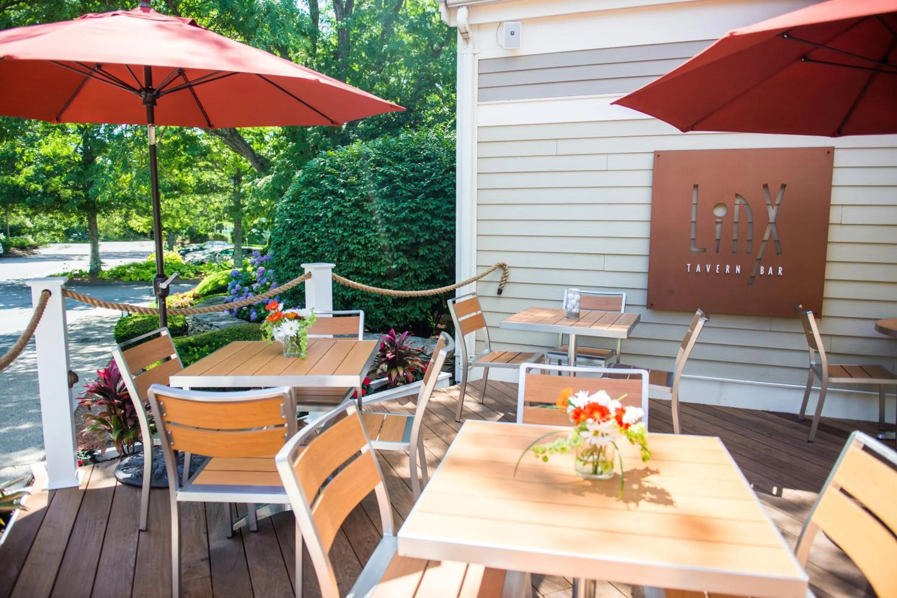 Patio in The Mansion at Ocean Edge Resort & Golf Club