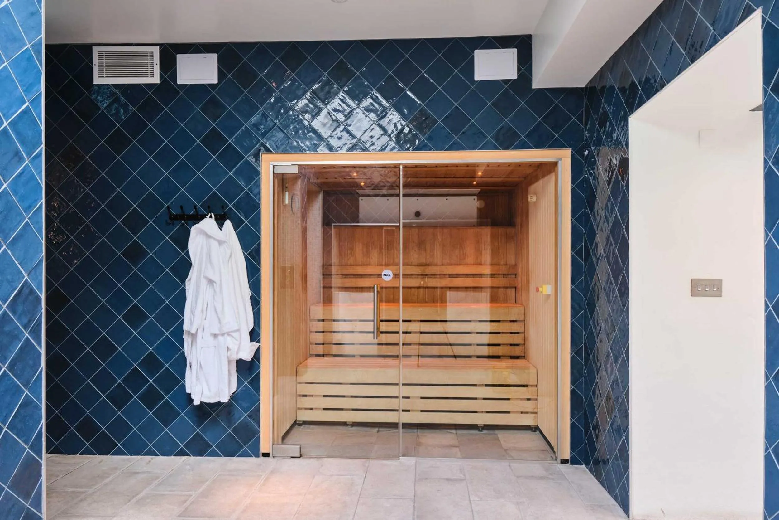 Sauna in Stratton House Hotel & Spa