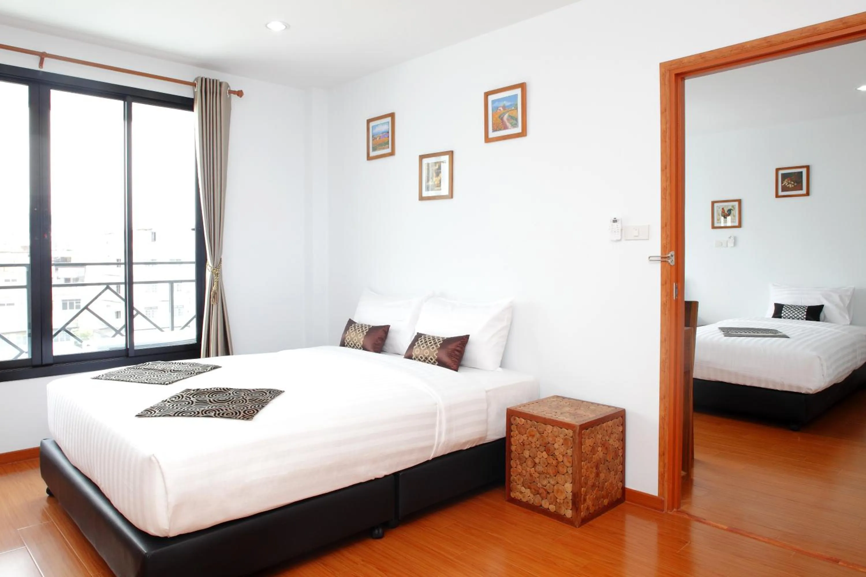 Bedroom, Bed in Double DD House at MRT Sutthisarn