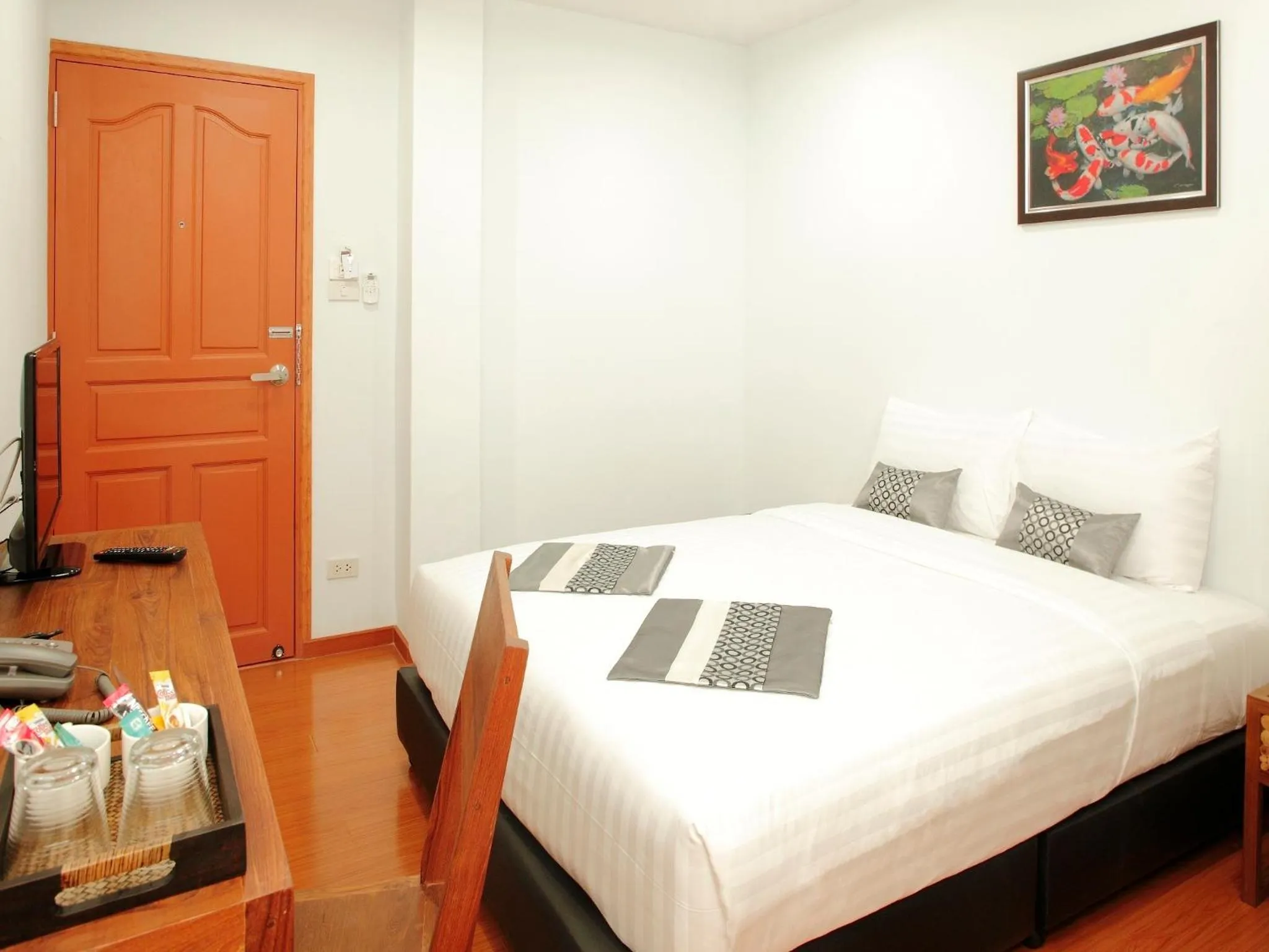 Bedroom, Bed in Double DD House at MRT Sutthisarn
