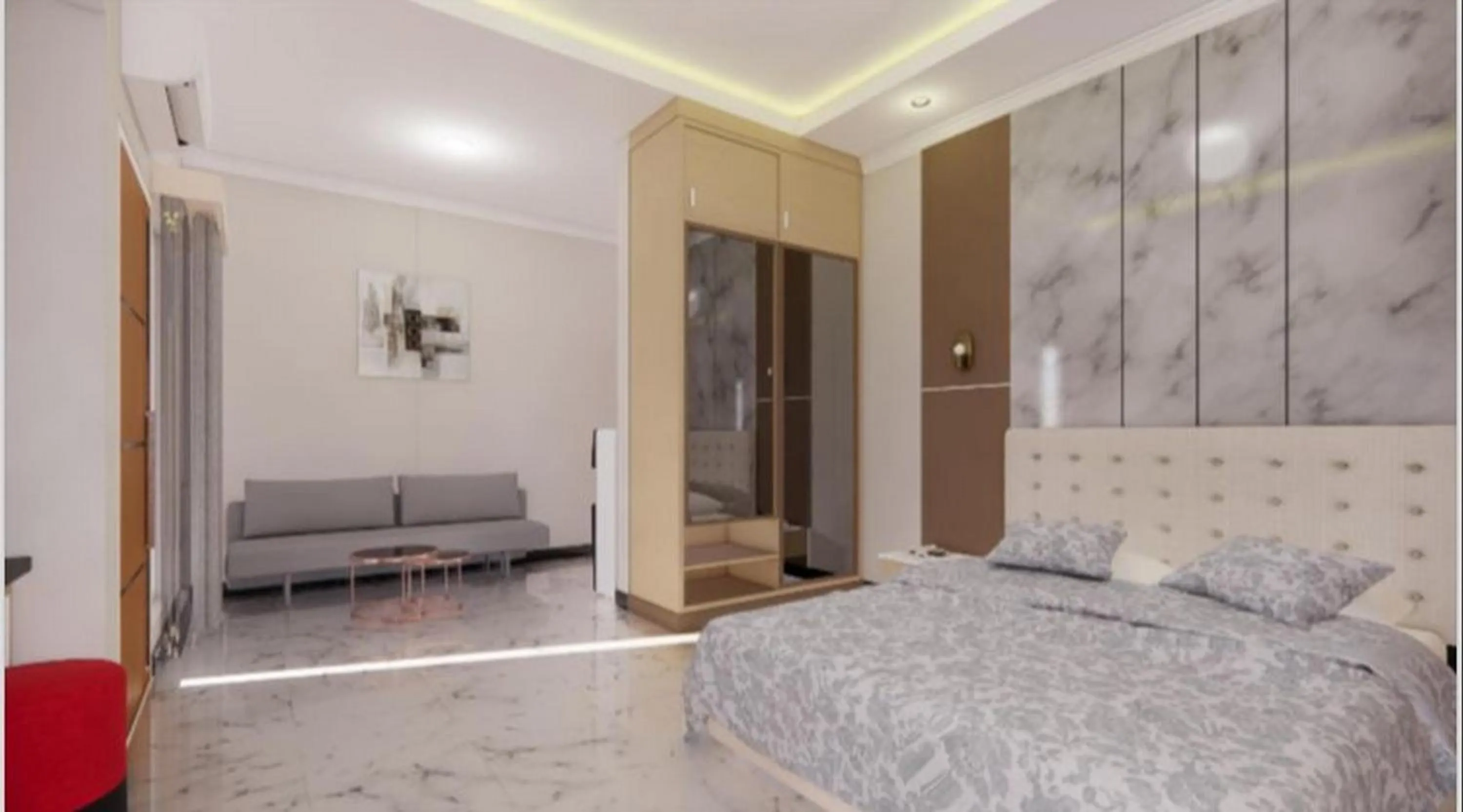 Bed in Sumarsi Homestay Mitra RedDoorz