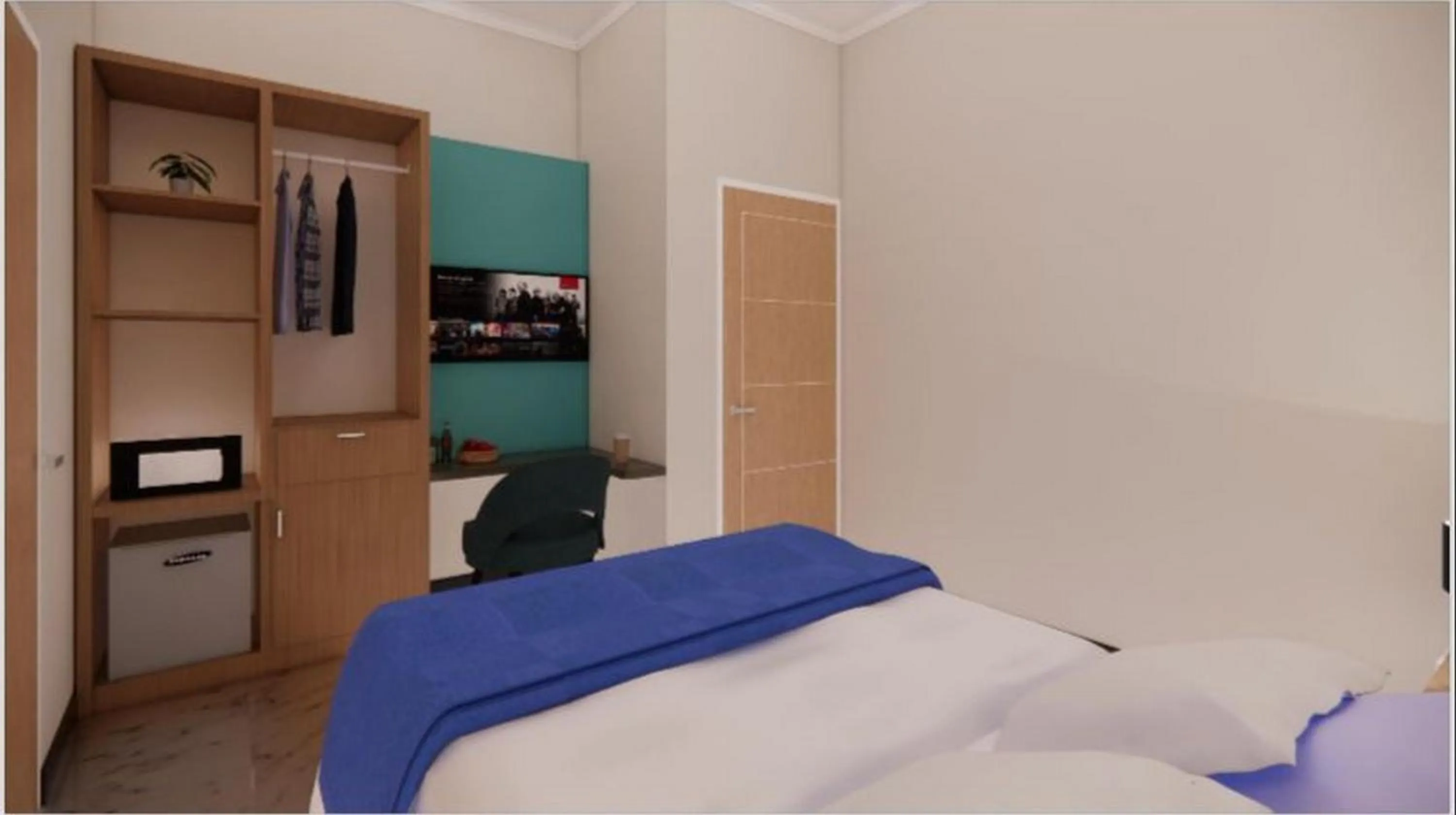 Bed in Sumarsi Homestay Mitra RedDoorz