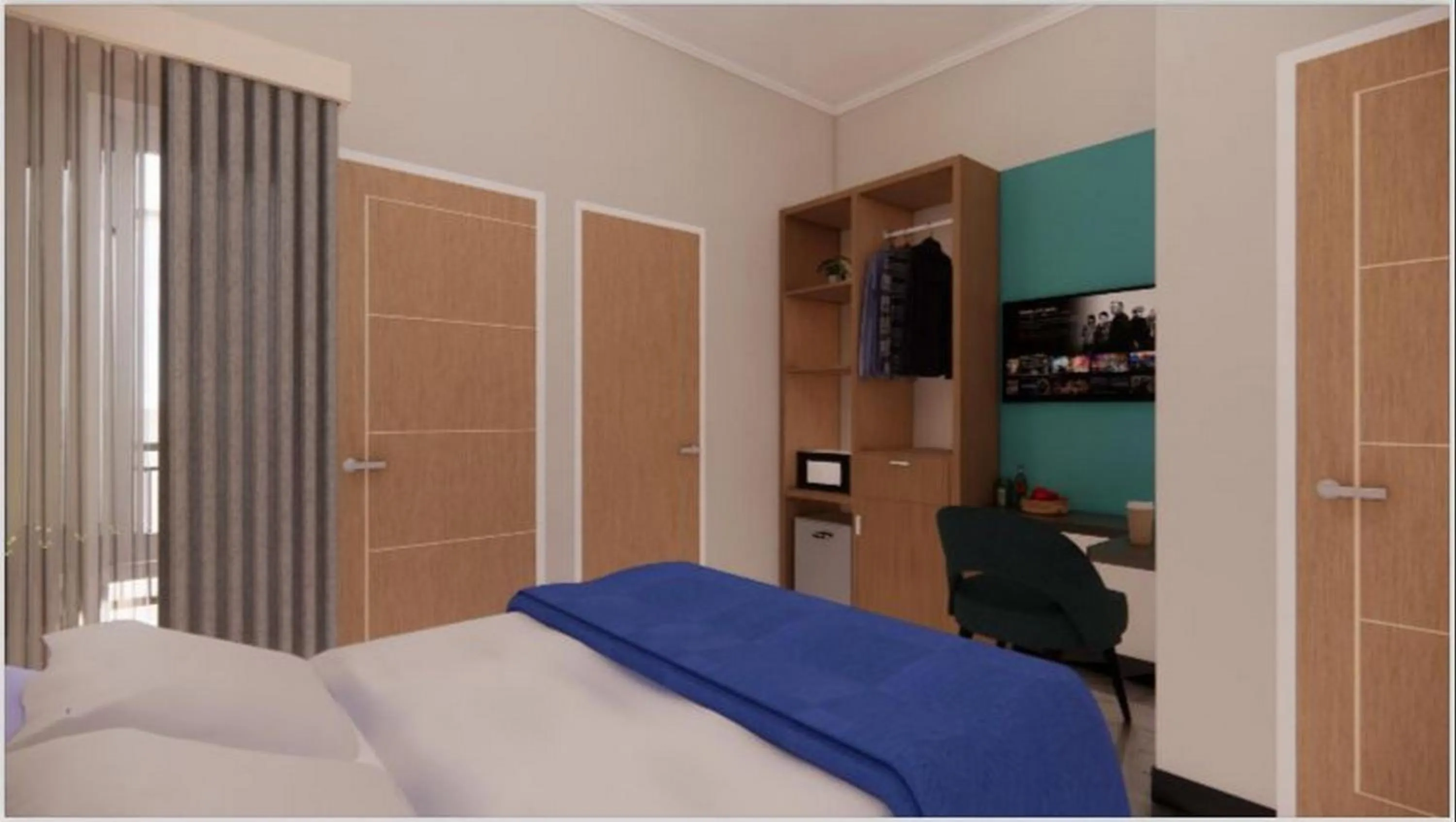 Bed in Sumarsi Homestay Mitra RedDoorz