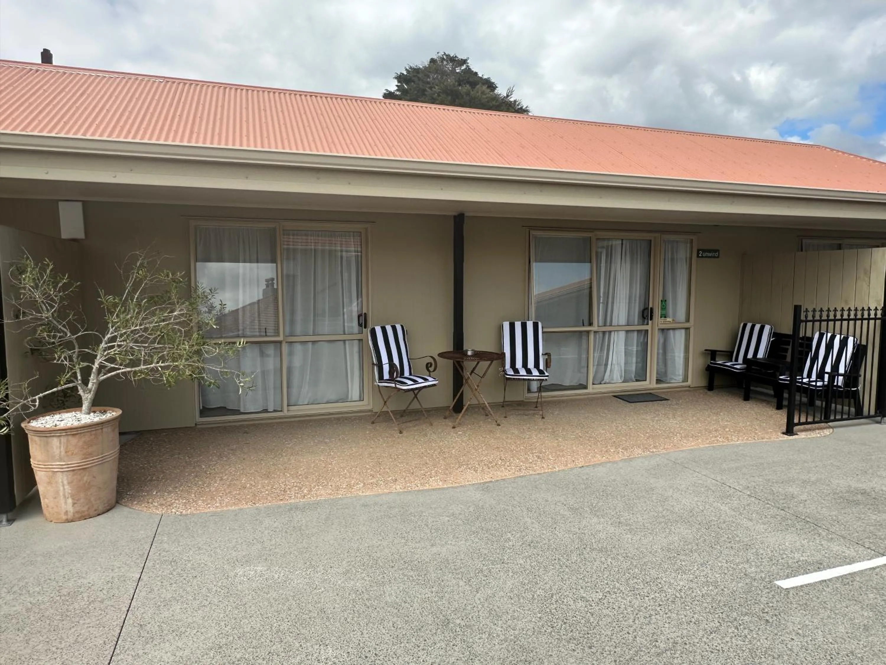 Property building in The Olive Motel