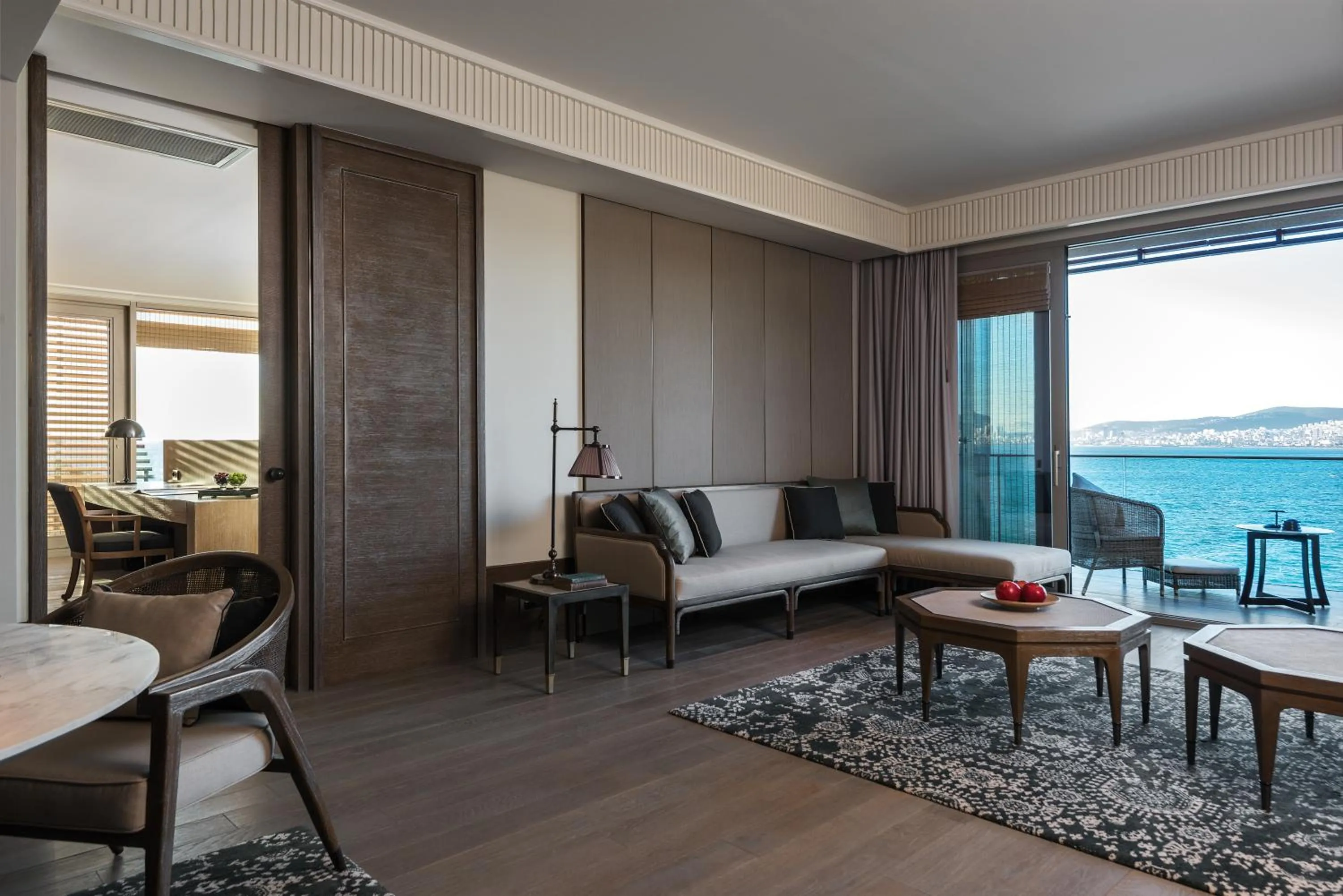 Living room in Princes' Palace Resort, Buyukada