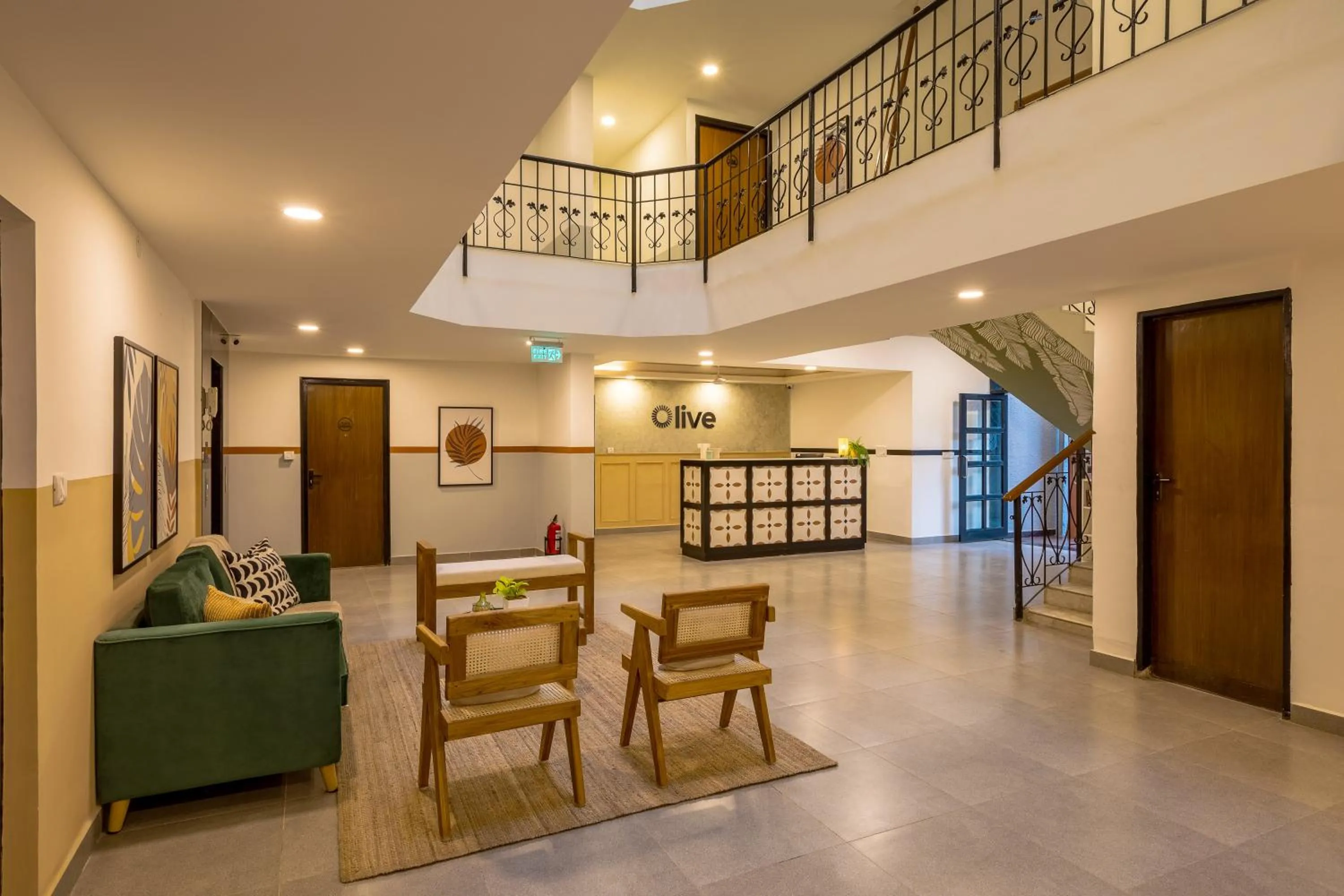 Seating area in Olive Hotel Palace Road by Embassy Group