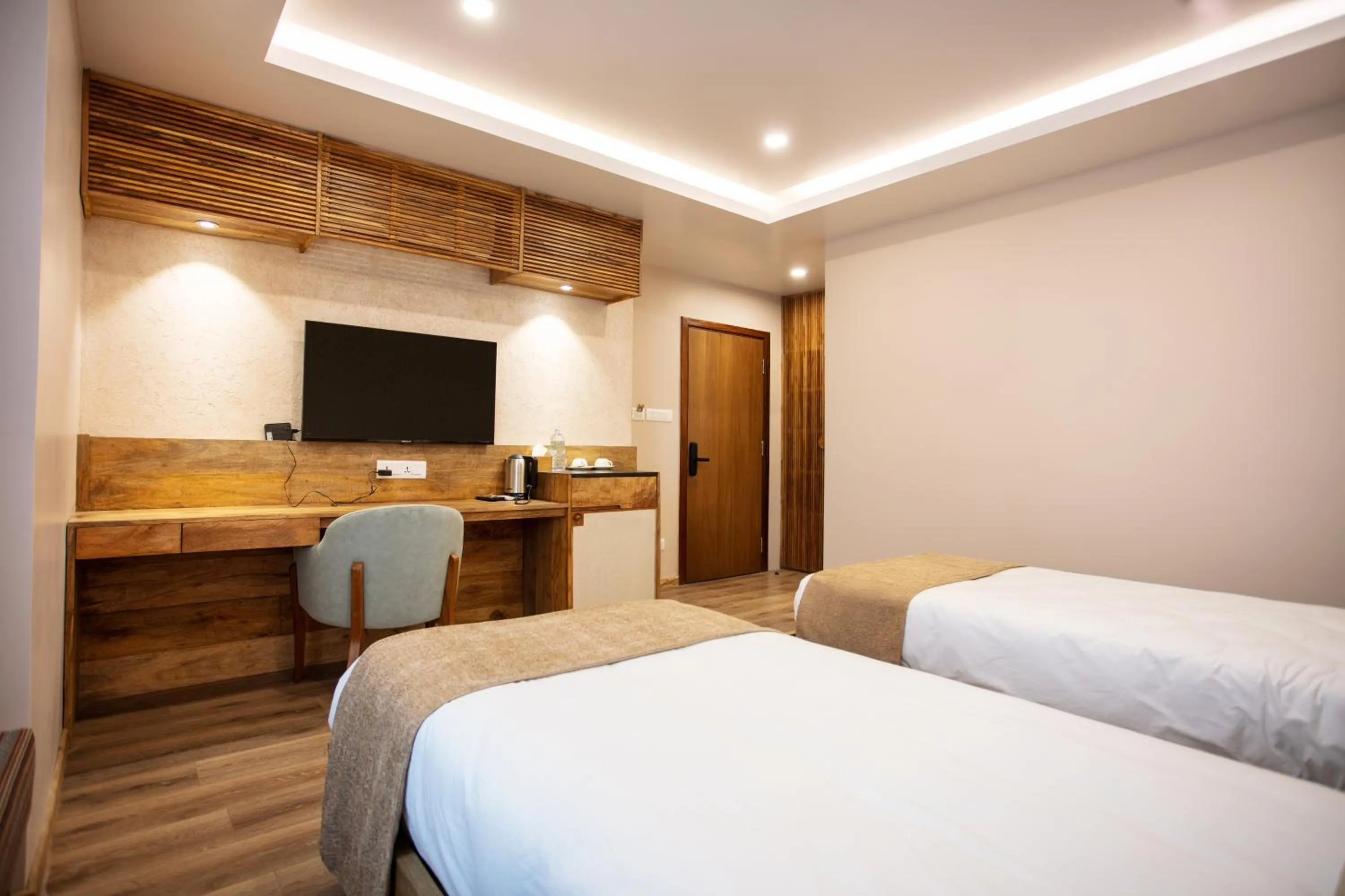 Bedroom, Bed in HOTEL BHRIKUTI TARA