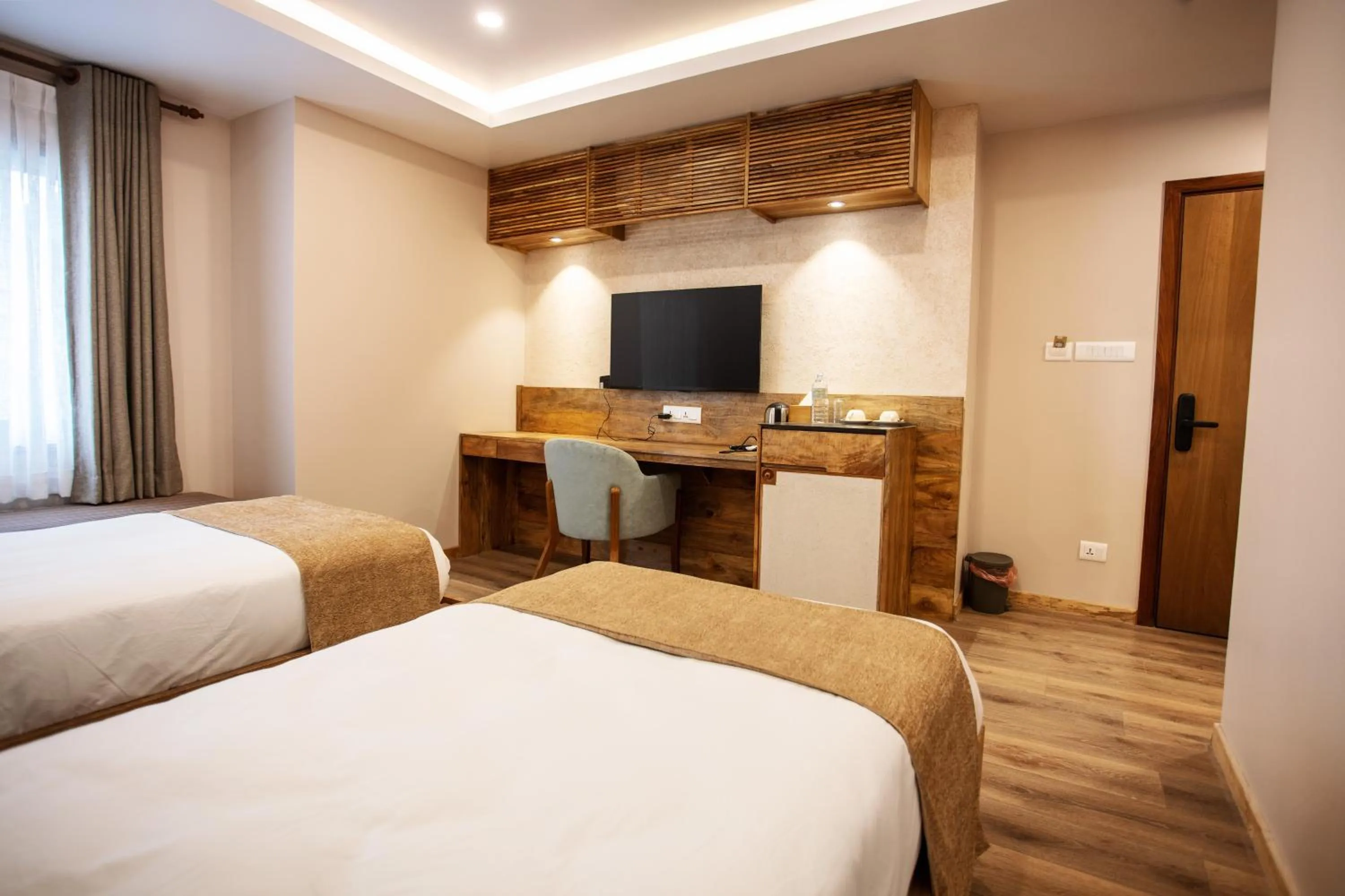 Bedroom, Bed in HOTEL BHRIKUTI TARA