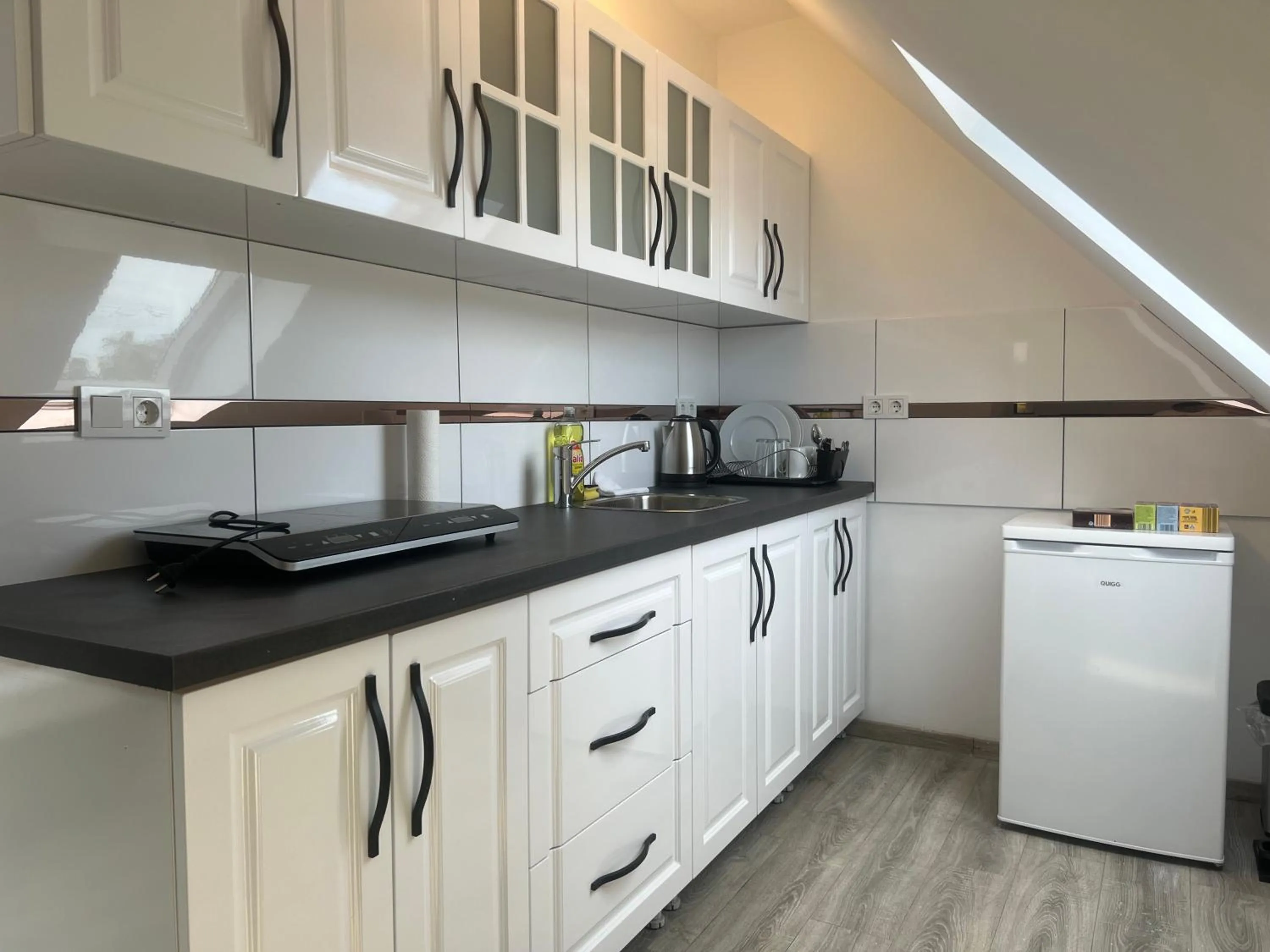 Kitchen or kitchenette in Durmaz Hotel