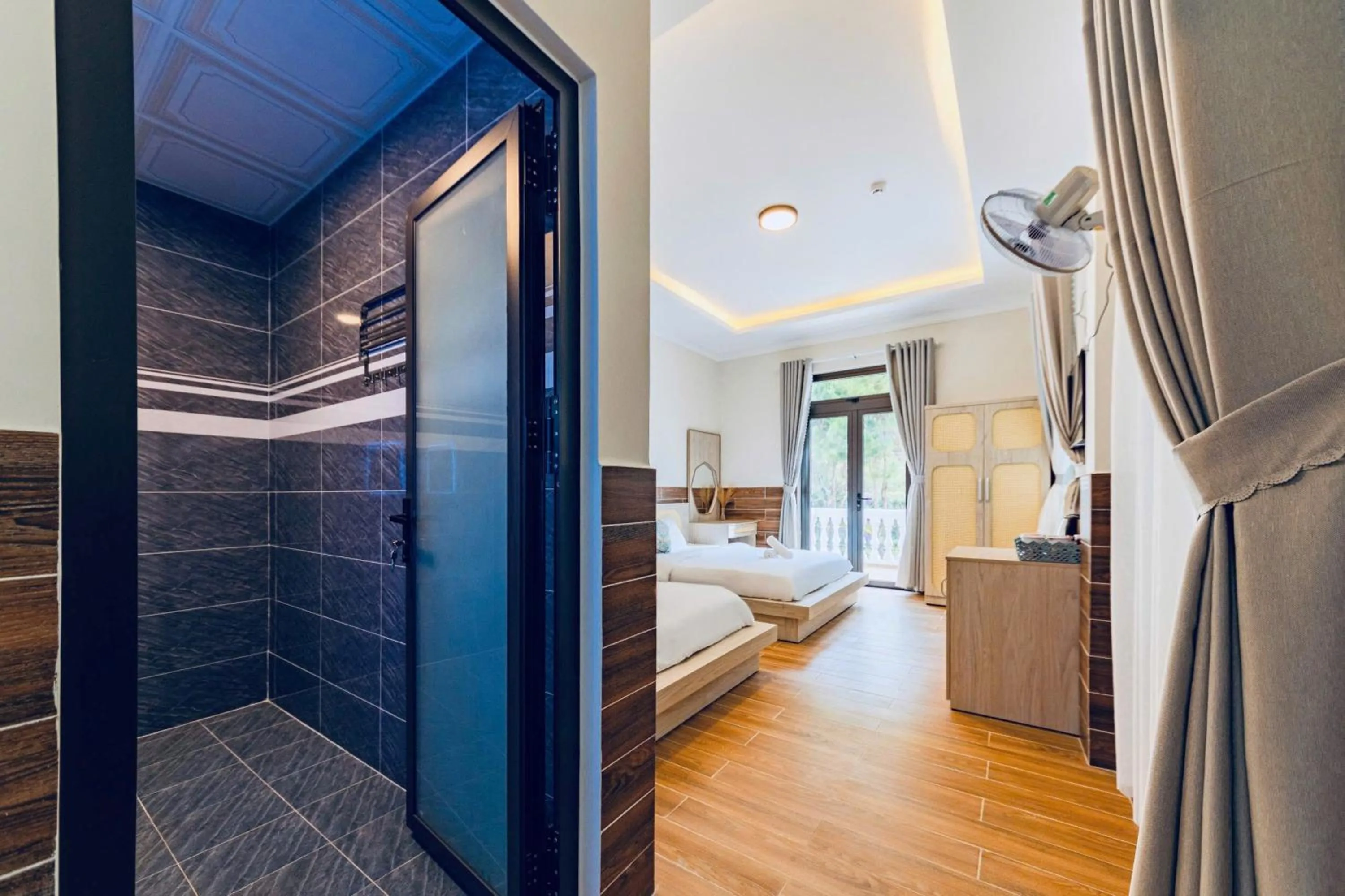 Bed in White Villa Đà Lạt