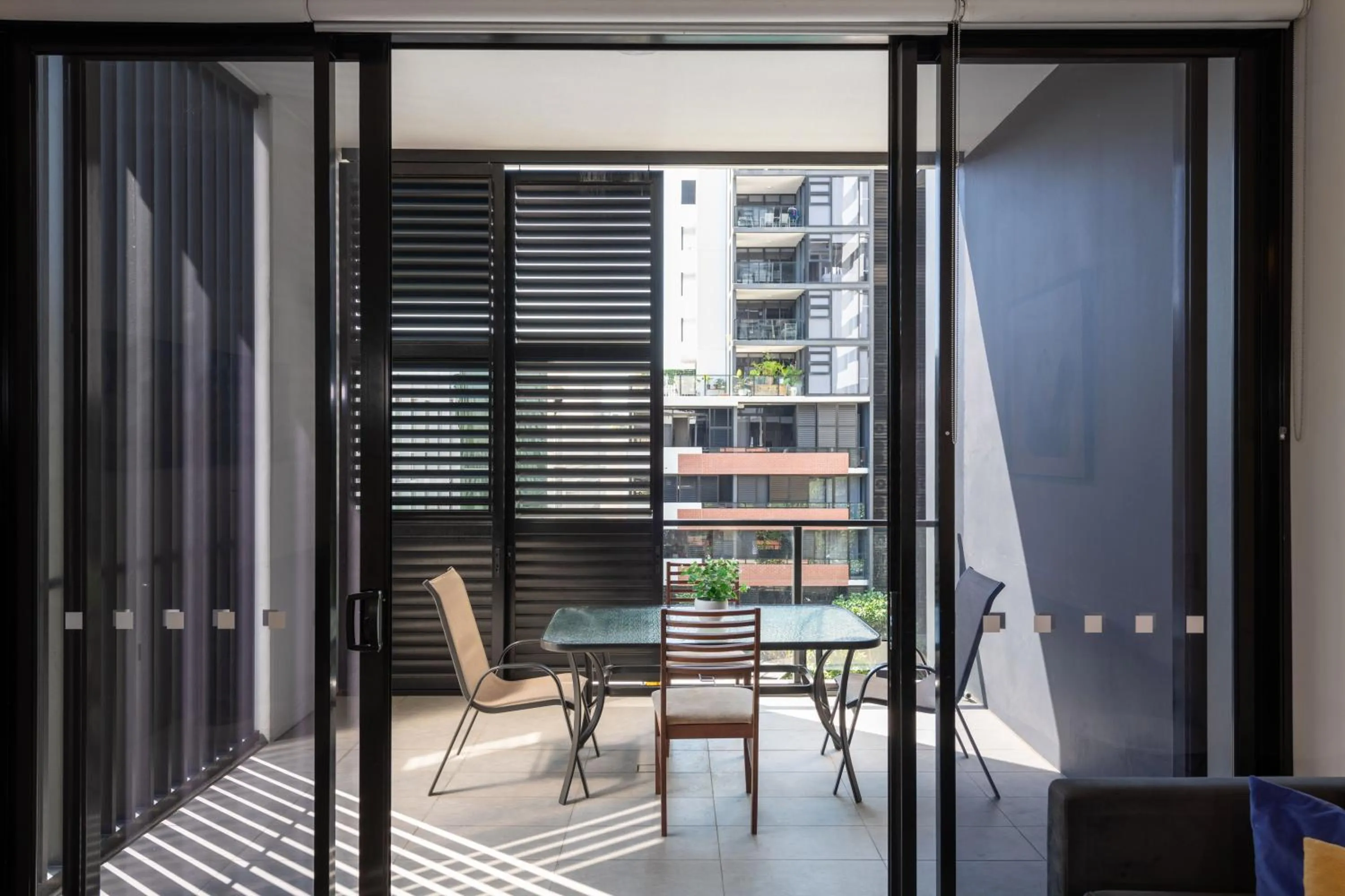 Balcony/Terrace in Arena Apartments by CLLIX