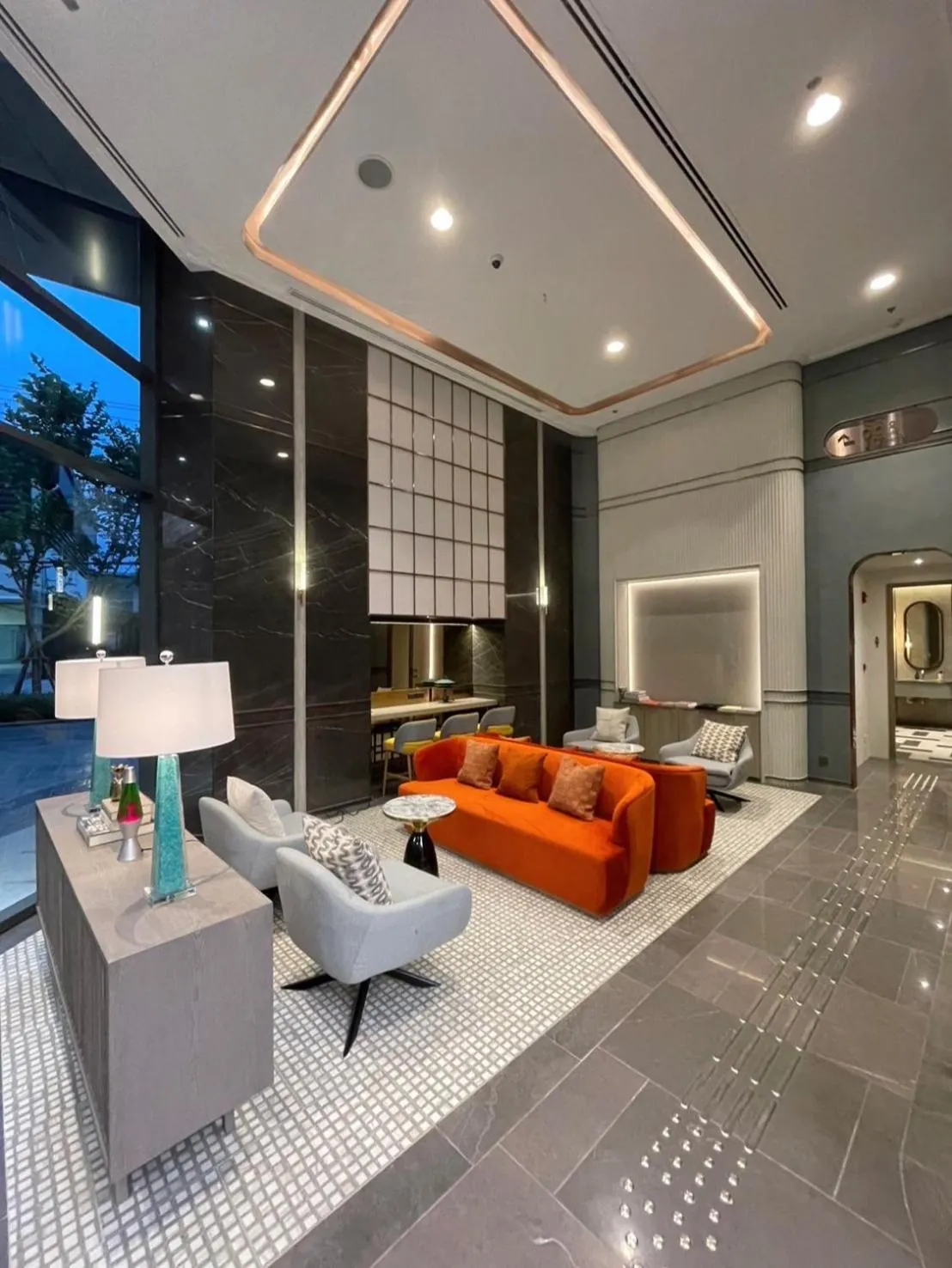 Seating area in The Quarter Ratchayothin by UHG