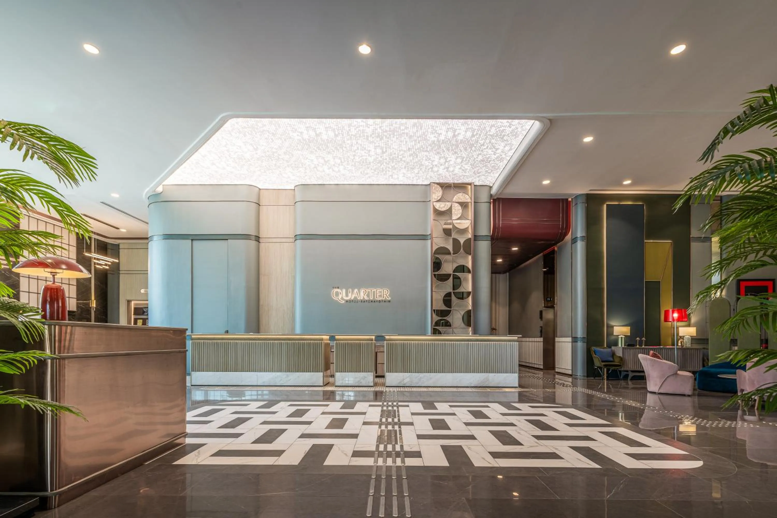 Lobby or reception in The Quarter Ratchayothin by UHG