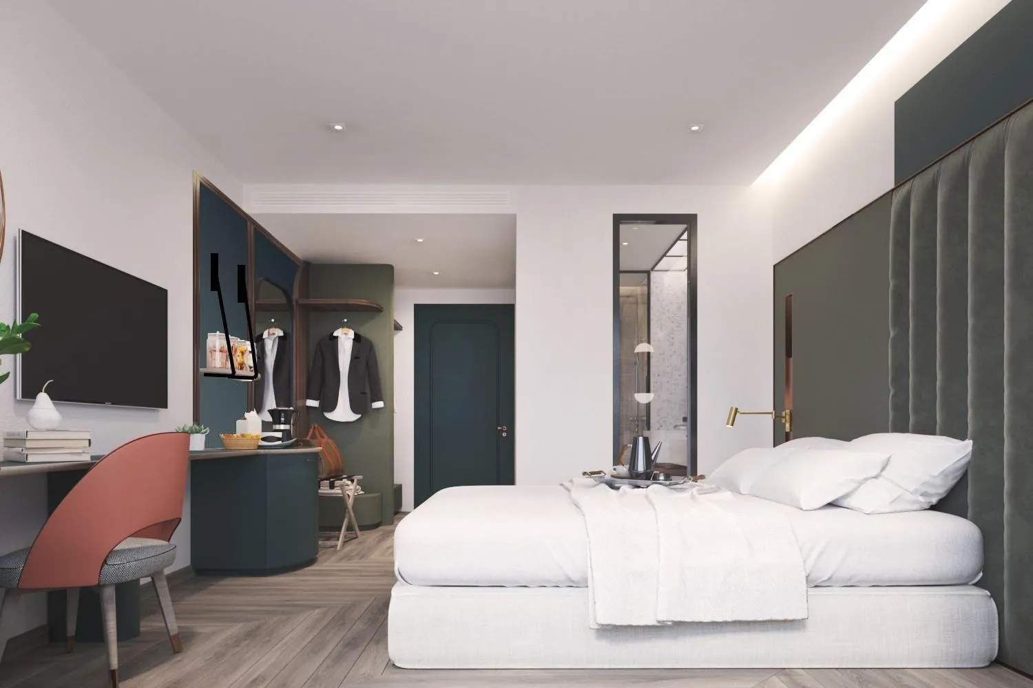 Bedroom, Bed in The Quarter Ratchayothin by UHG