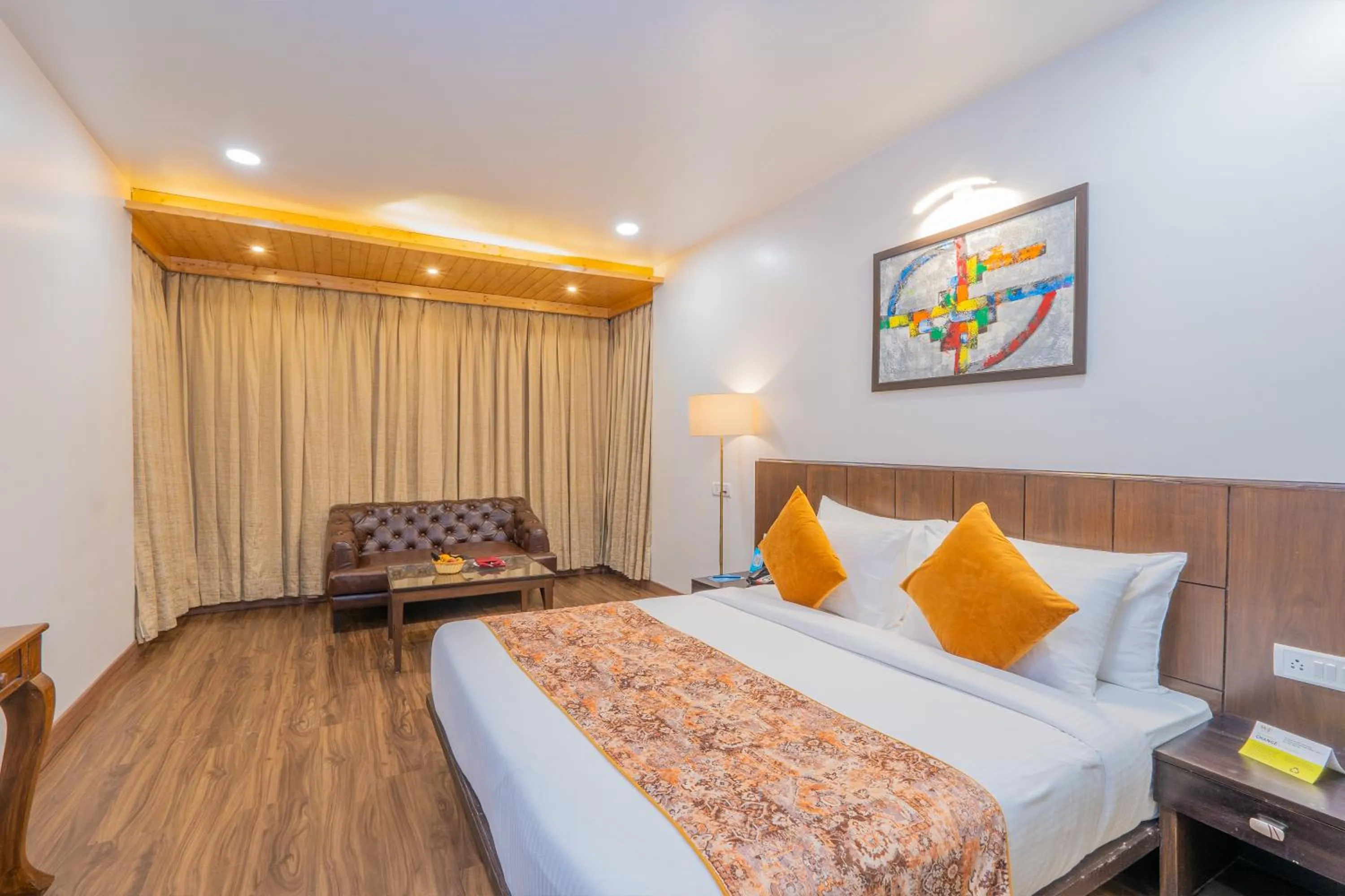 Bed in Woodrock Luxury Boutique Hotel