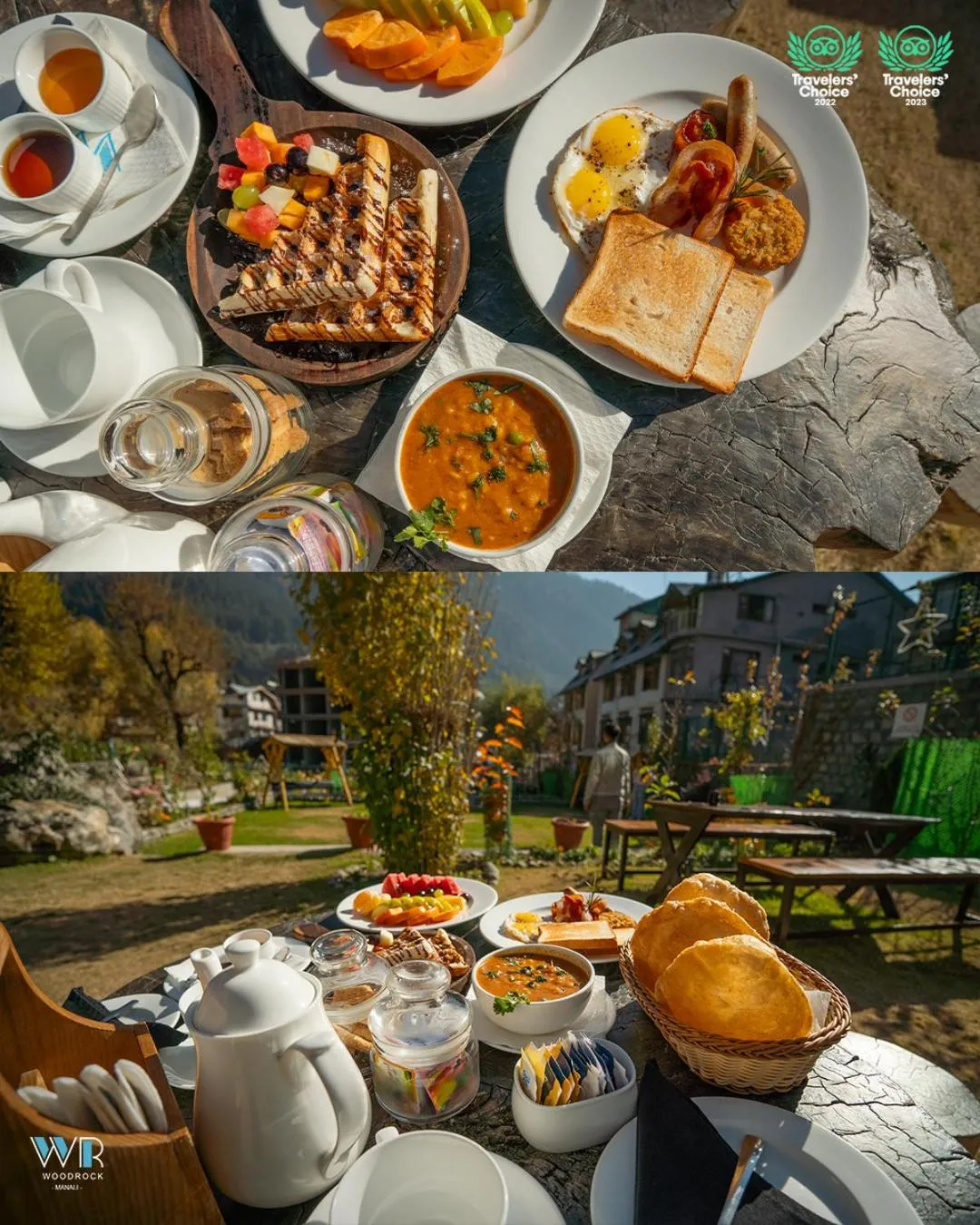 Food and drinks in Woodrock Luxury Boutique Hotel