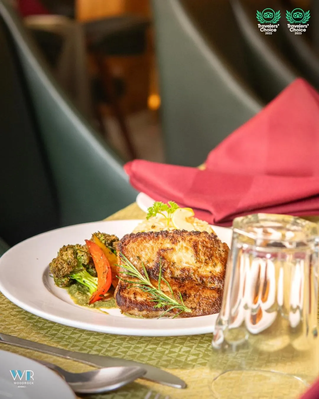 Food and drinks in Woodrock Luxury Boutique Hotel