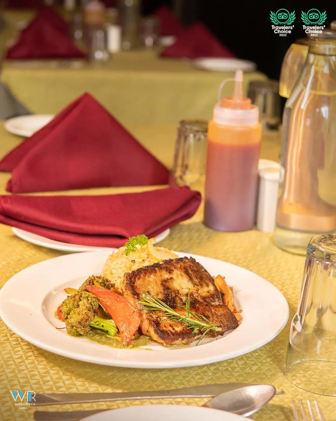 Food in Woodrock Luxury Boutique Hotel