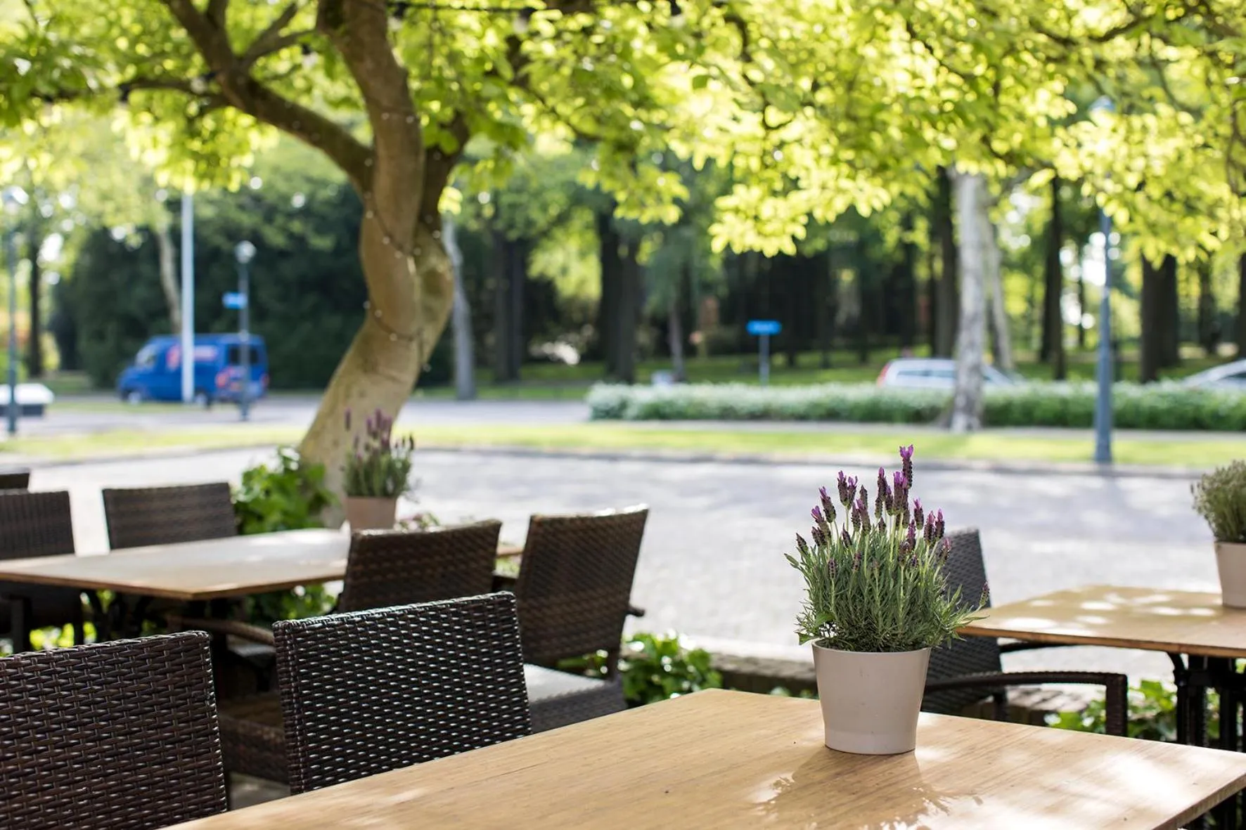 Patio in Hotel Parkzicht Eindhoven
