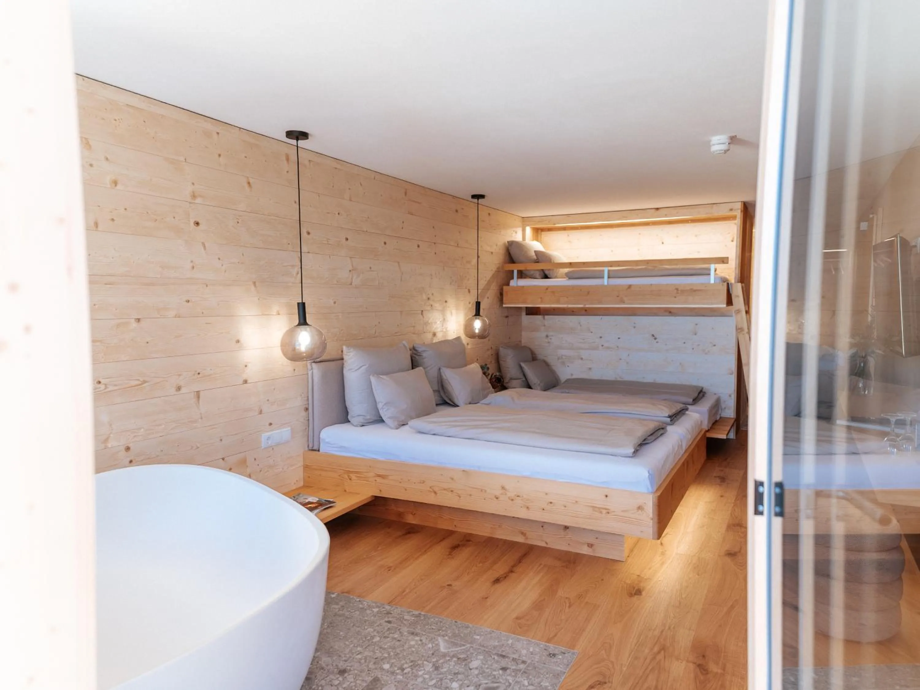 Bed in Berghotel Wald&Wiesn