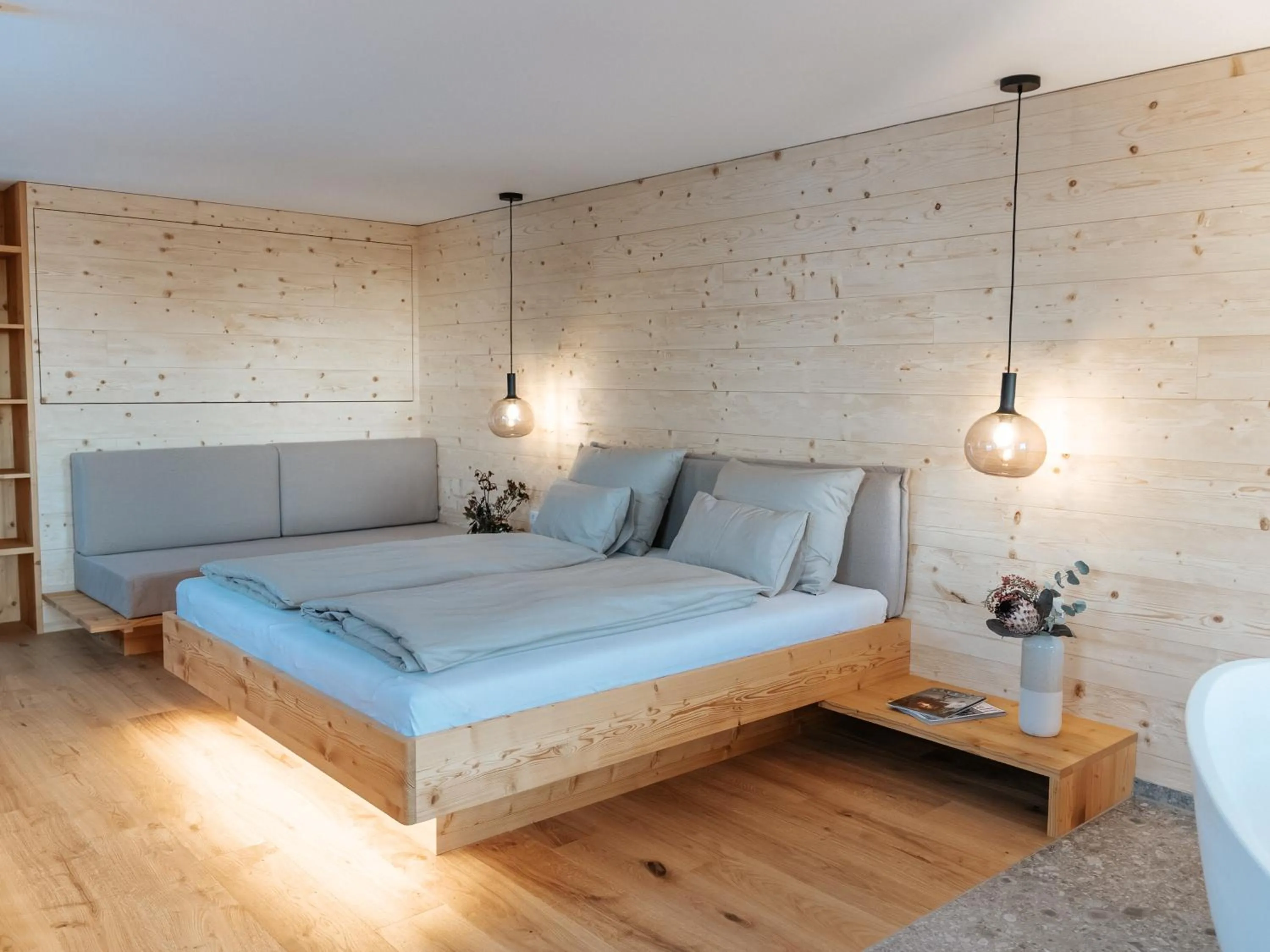 Bed in Berghotel Wald&Wiesn